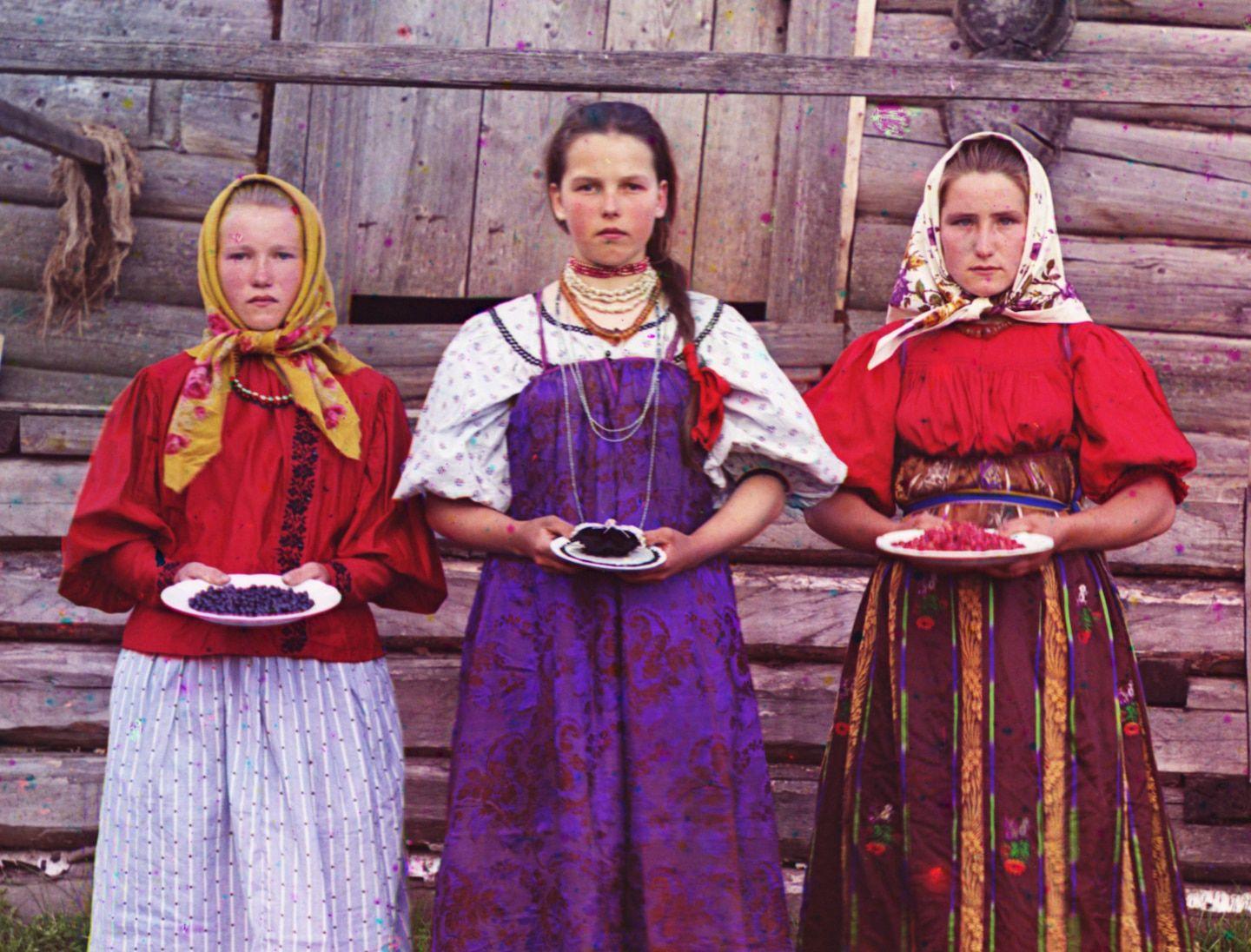 Прокудин-Горский русские девушки