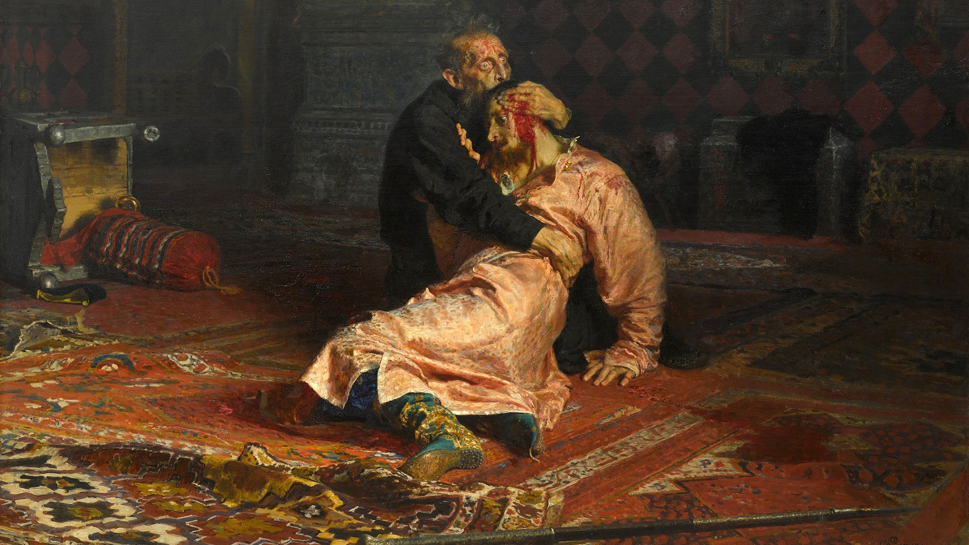 Иван Грозный убивает своего сына