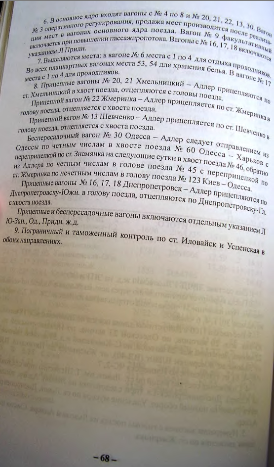 Схема поезда № 46 / 45 Львов - Адлер Схема поезда № 46 / 45 Львов - Адлер