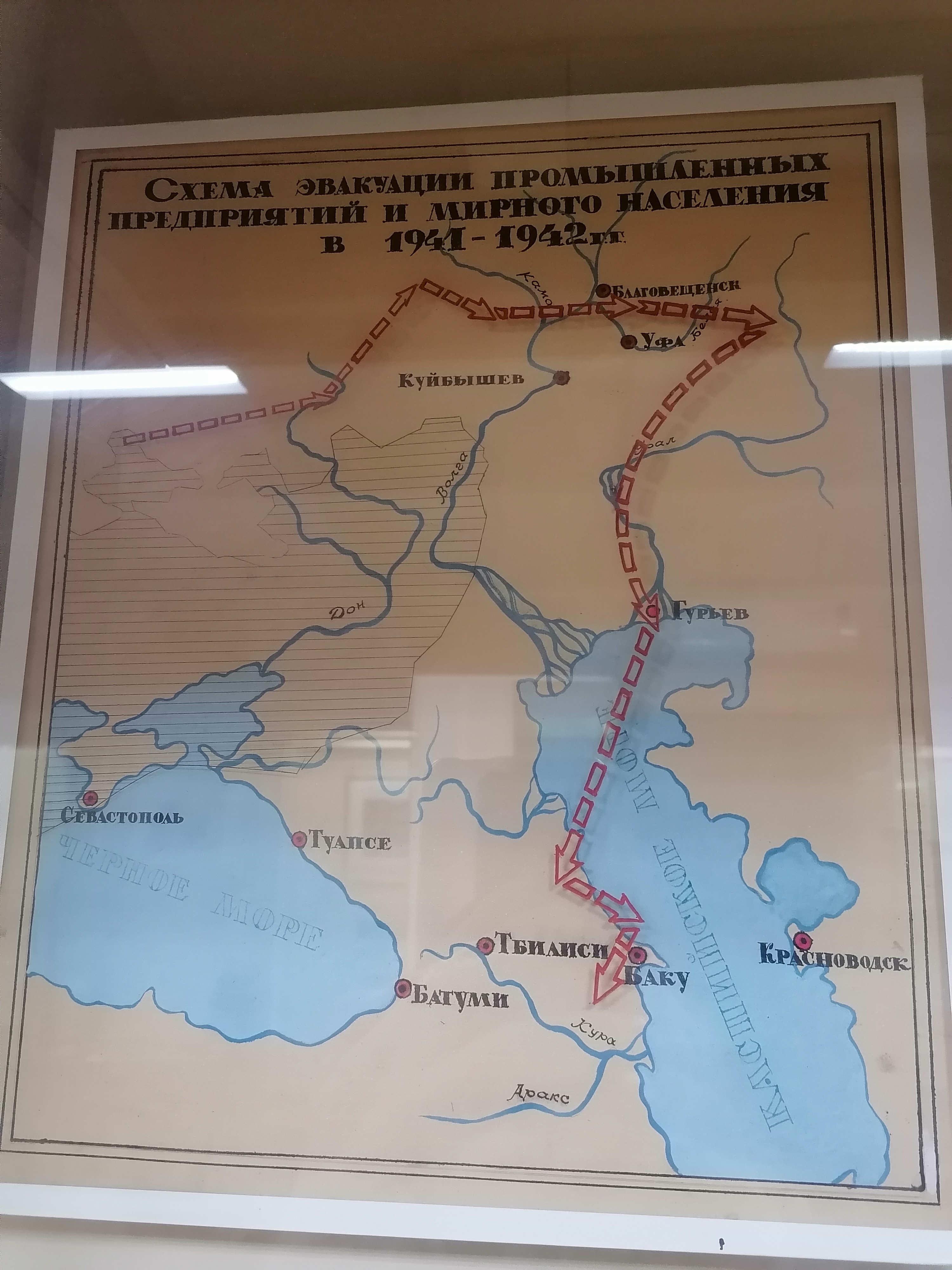 Схема Туапсинской оборонительной операции, Музей Обороны Туапсе