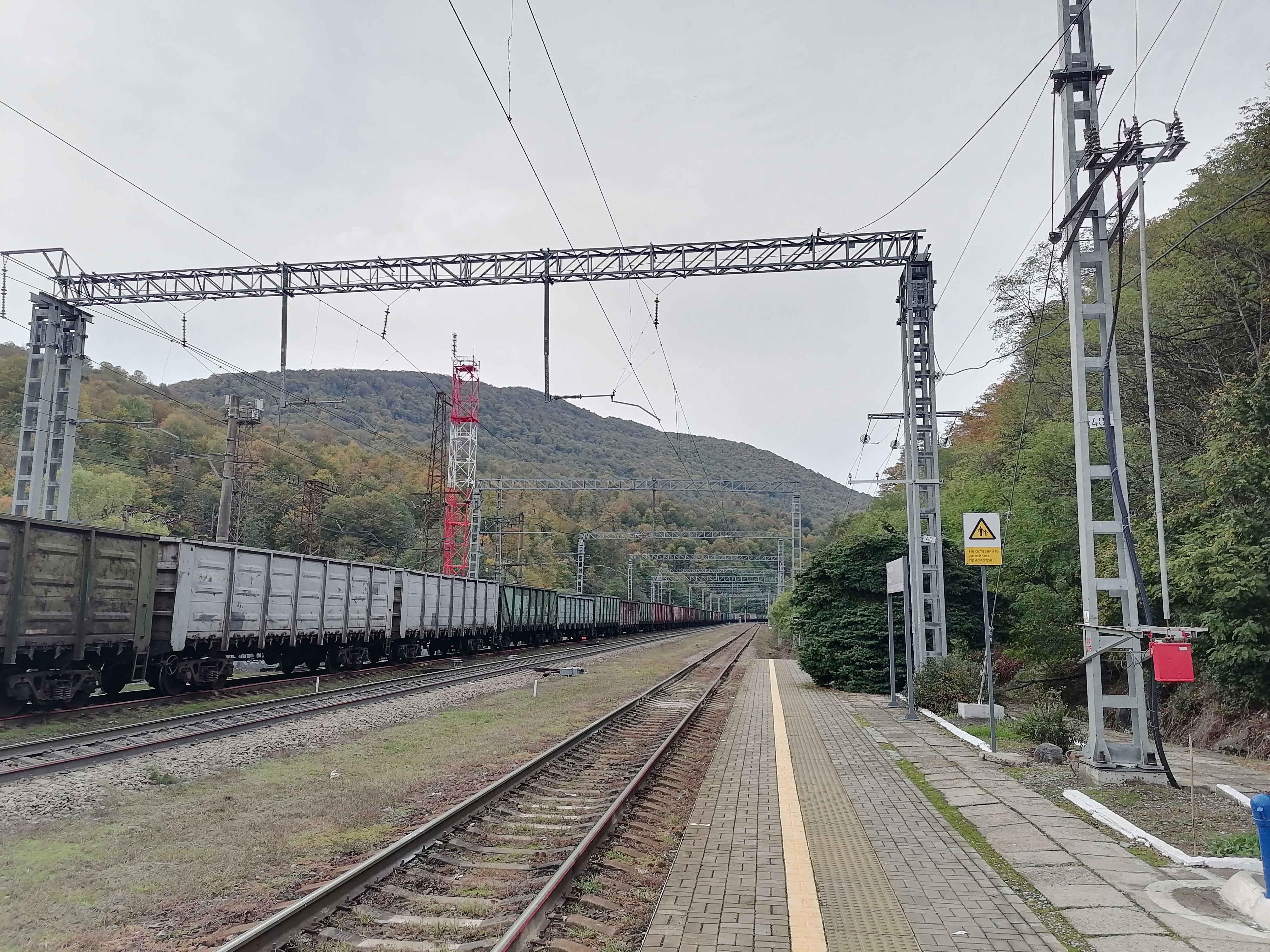 Вид в сторону тоннеля