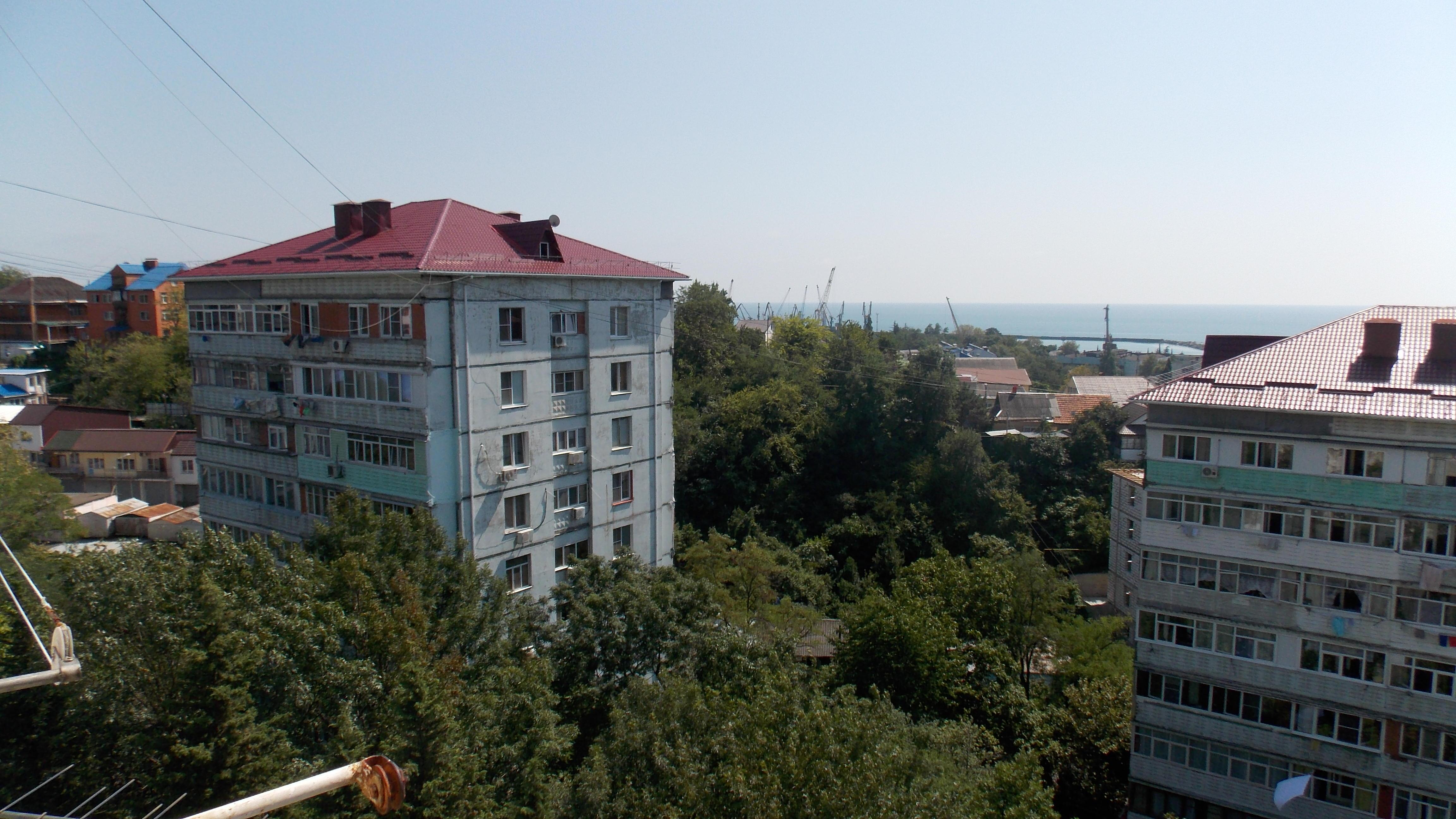 Вид на море с улицы Ленинградская