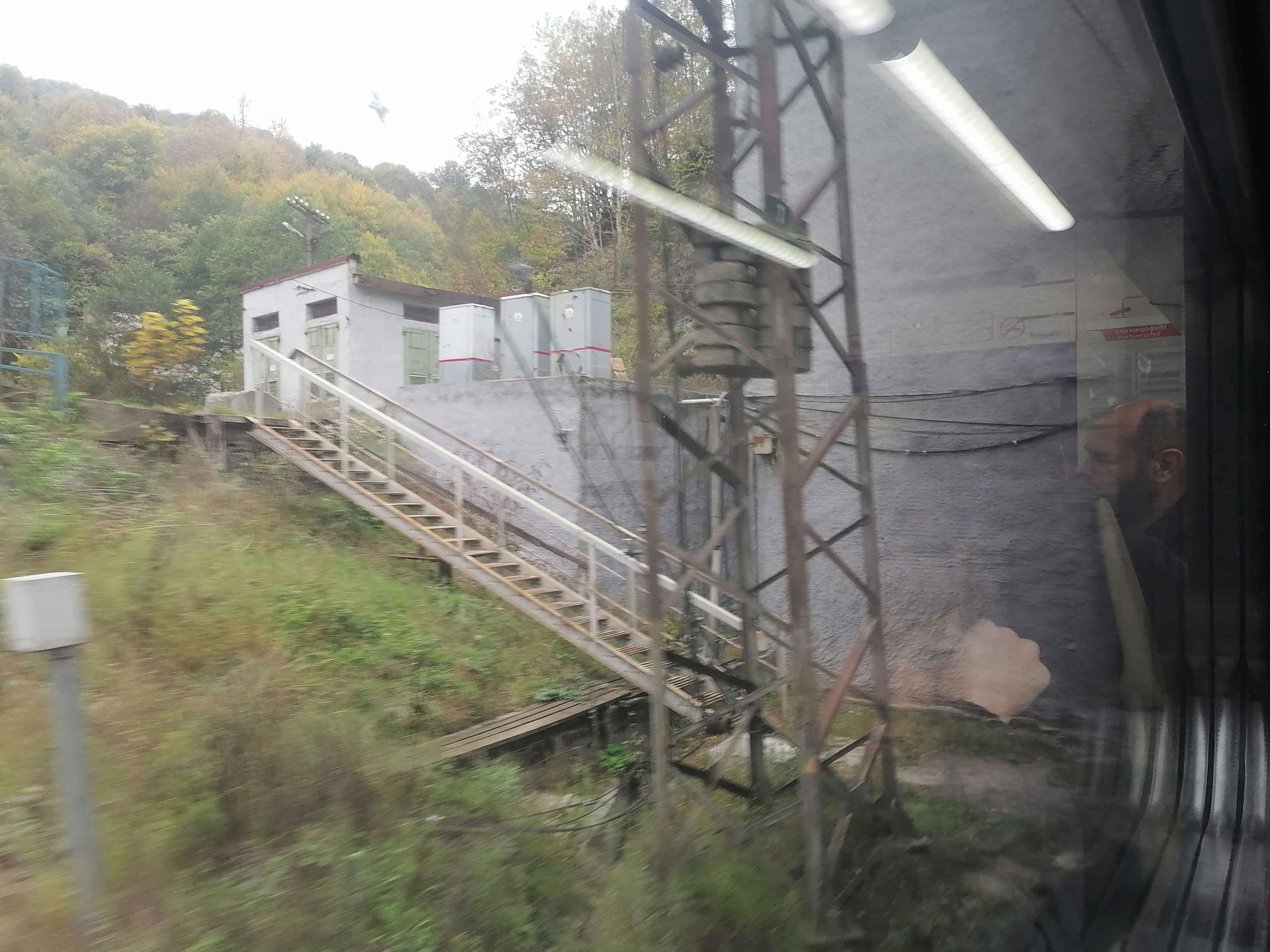 Чётный портал Лысогорского жд тоннеля, южные отроги главного кавказского хребта