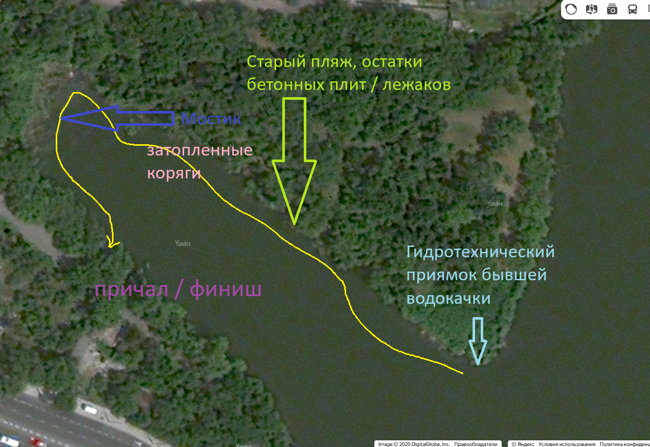 Карта схема маршрута