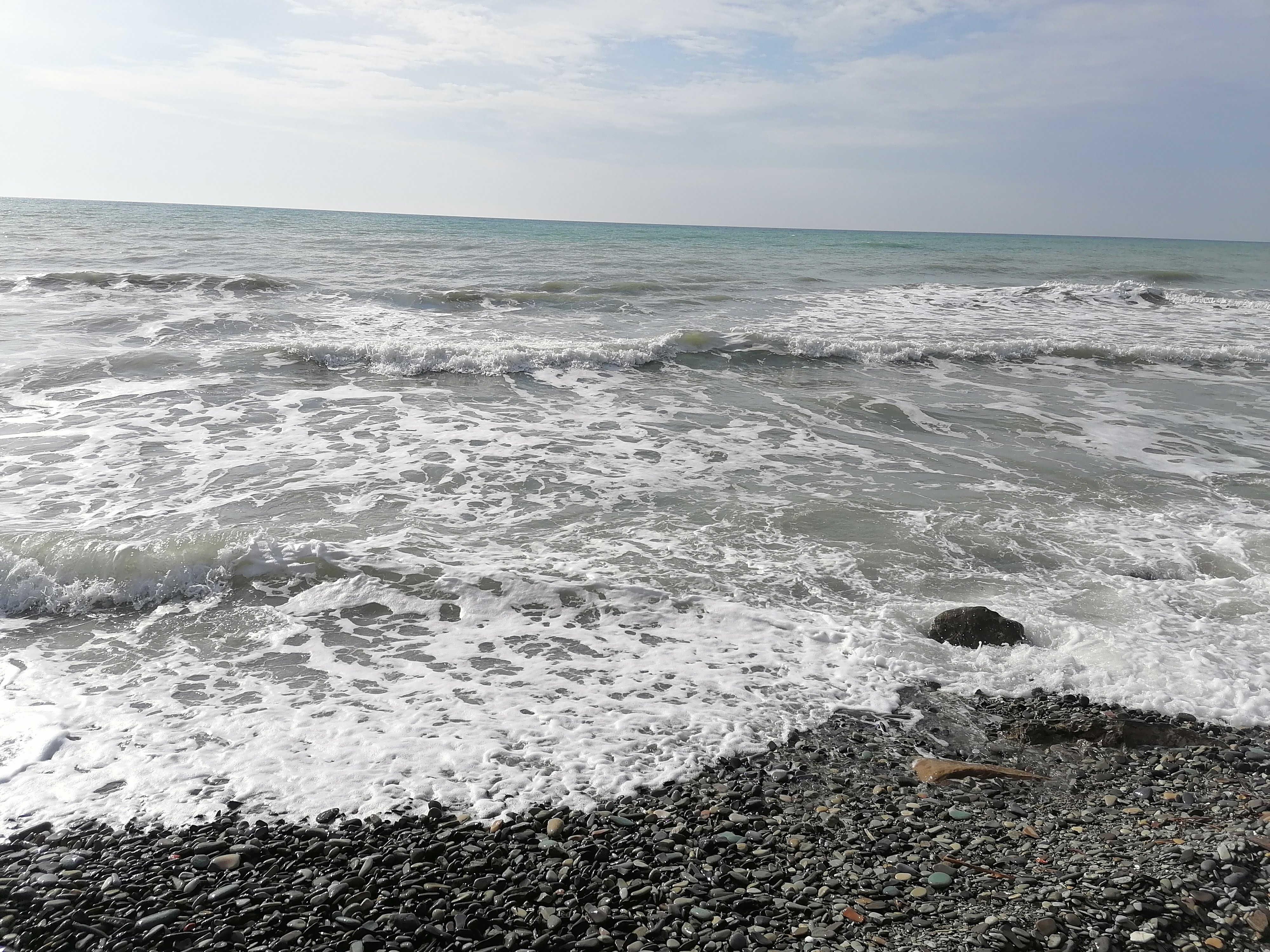 Суровые краски и цвета Черного моря зимой