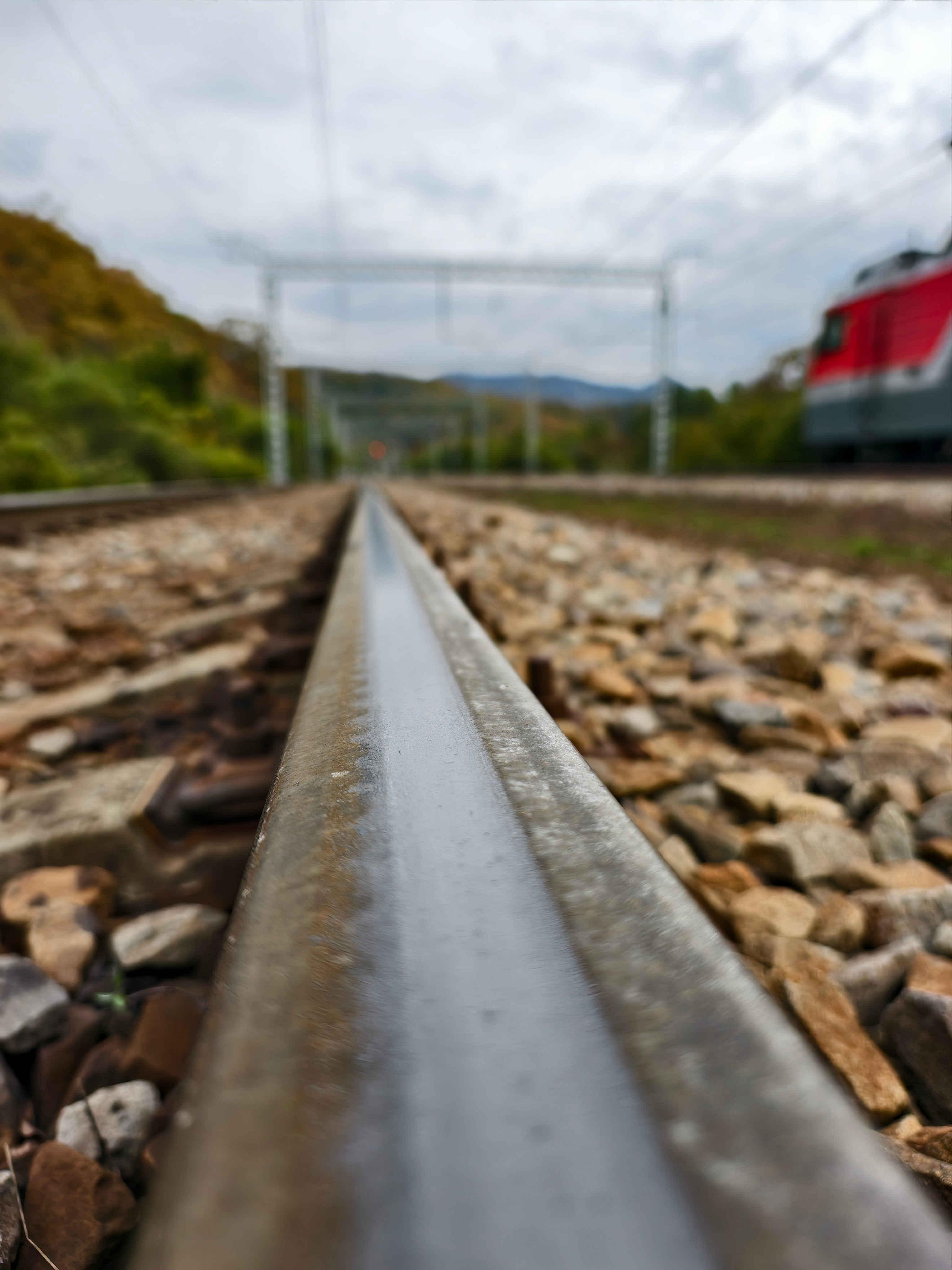 Накат на жд рельсах