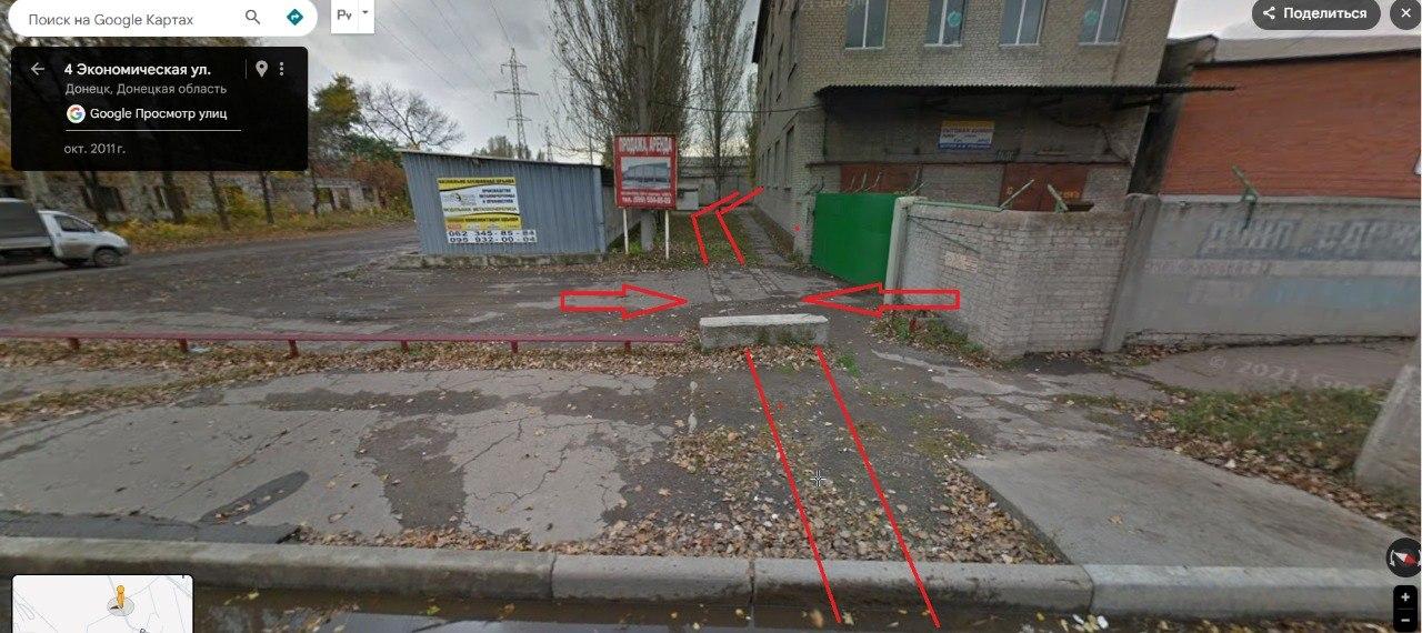 Остатки трамвайного пути на завод РКЭТ 