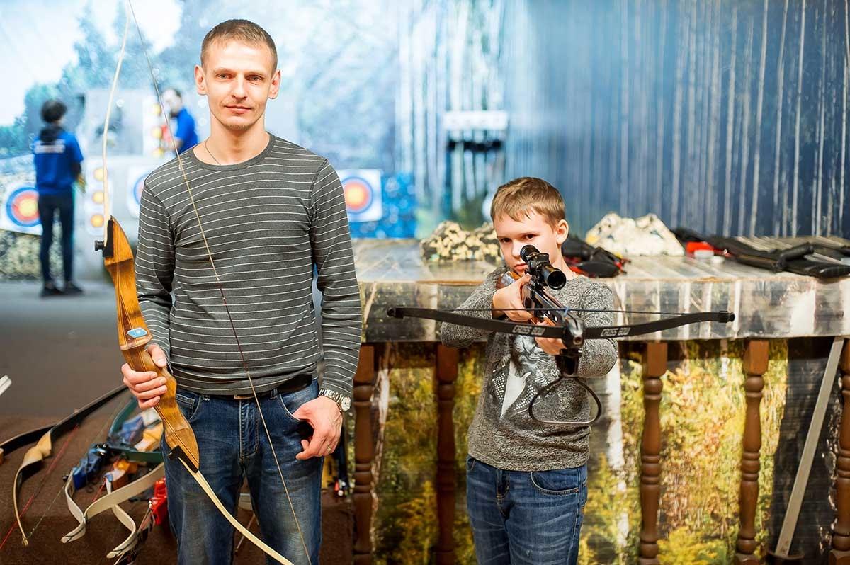 Стрельба из духовых трубок