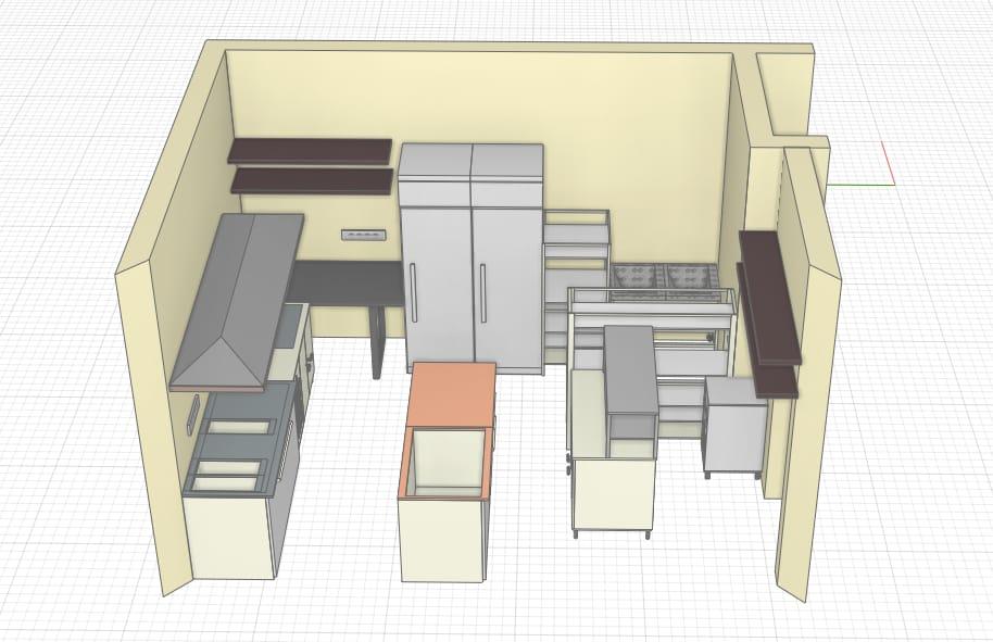 план-проект кухни