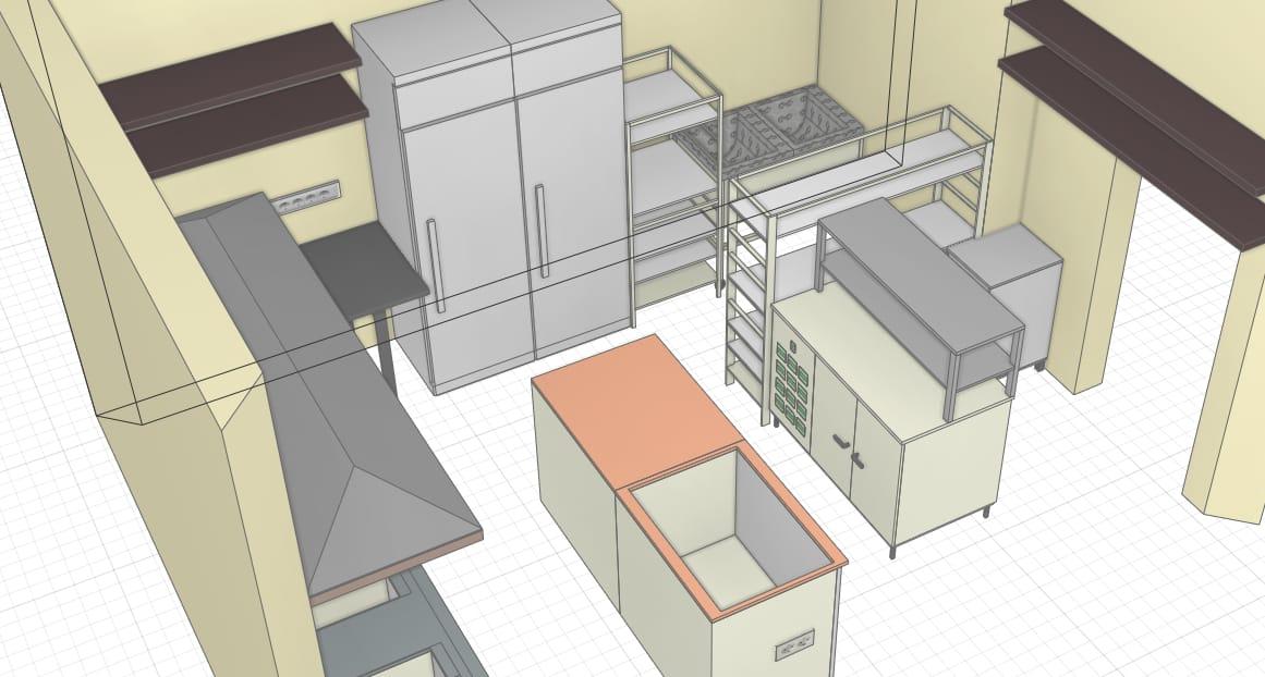 план-проект кухни