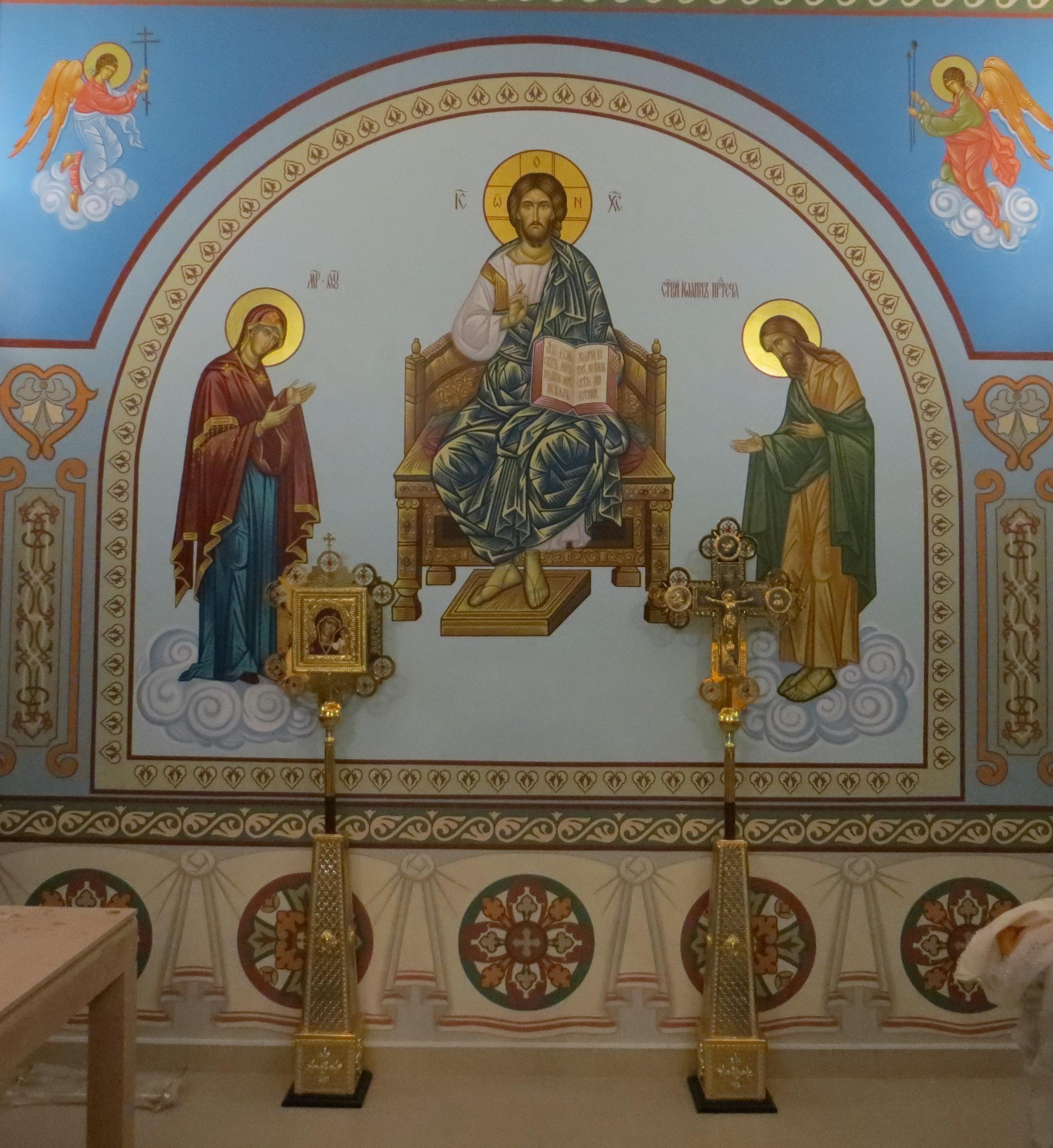 Образ Иисуса Христа в алтаре храма