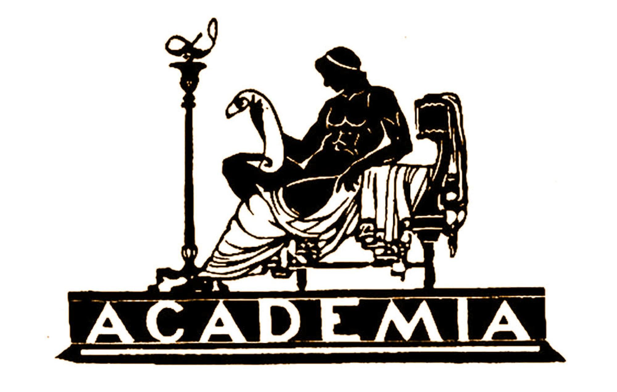 Логотип издательства Academia. Московский антиквар