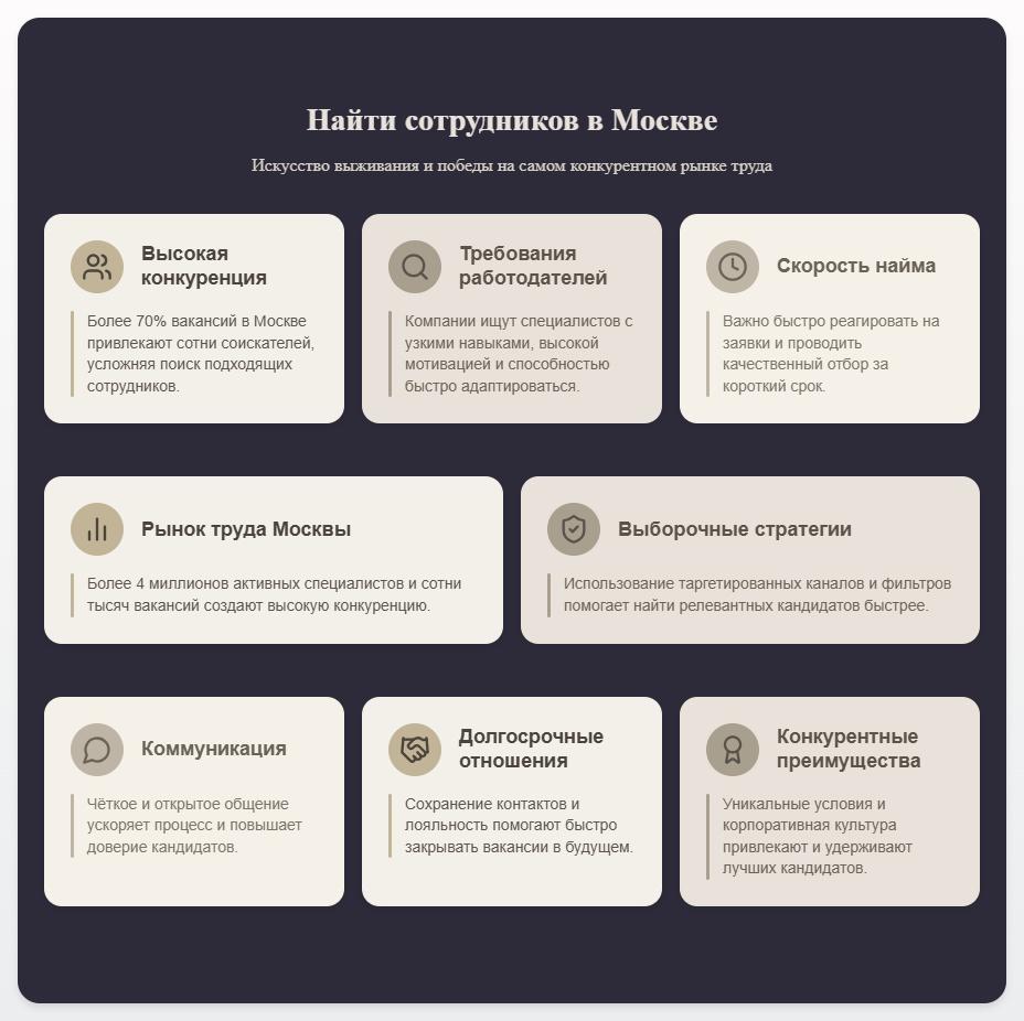 схема Найти сотрудников в Москве