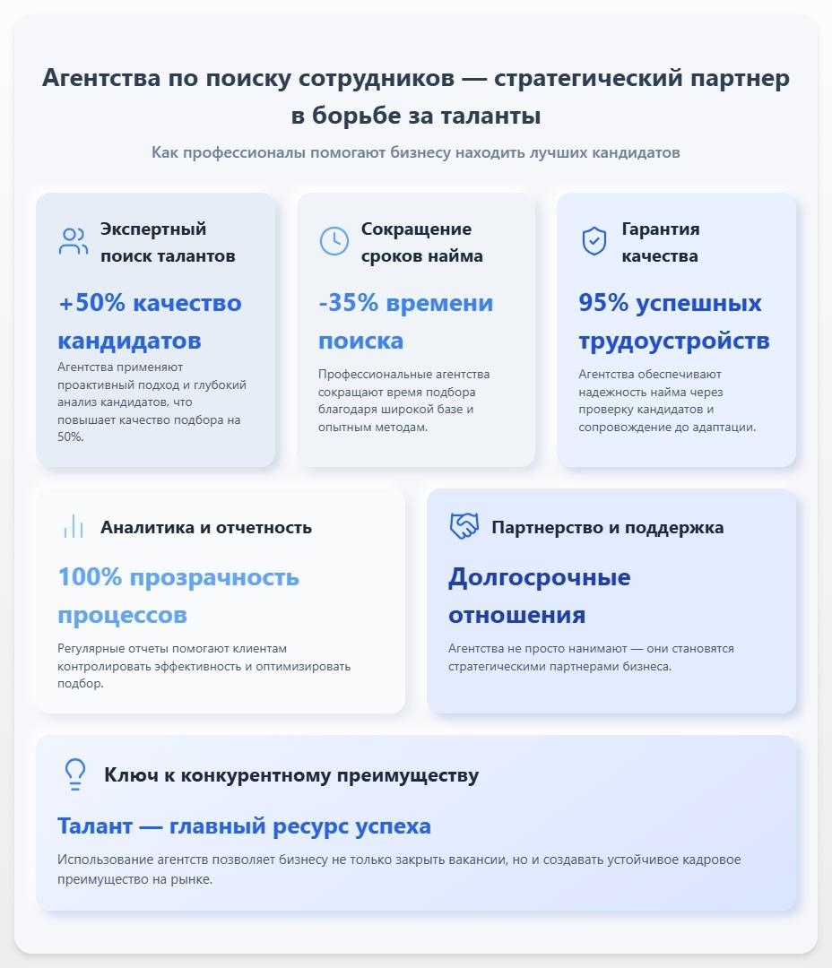 схема Агентства по поиску сотрудников