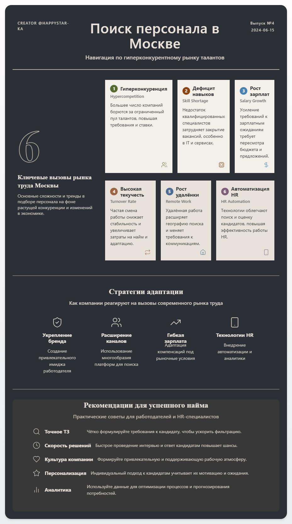 схема Поиск персонала в Москве