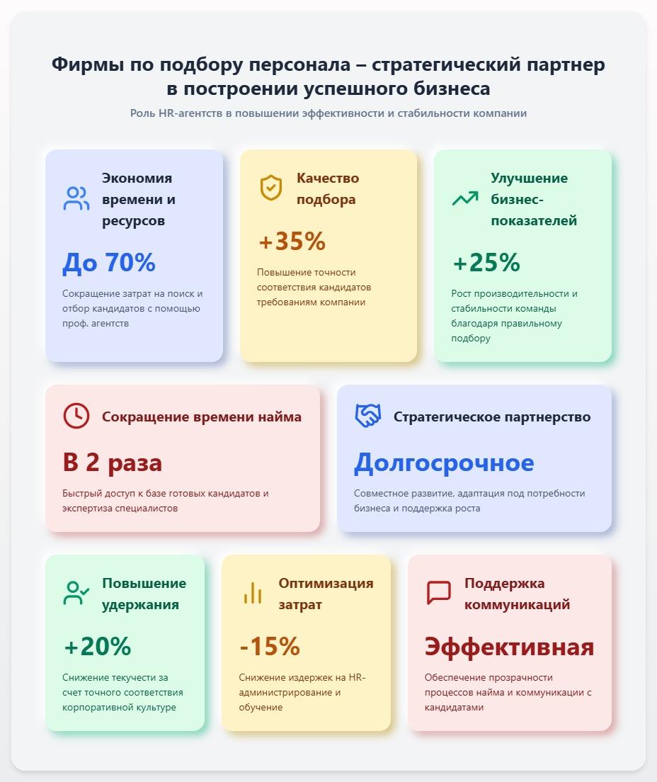 схема Фирмы по подбору персонала