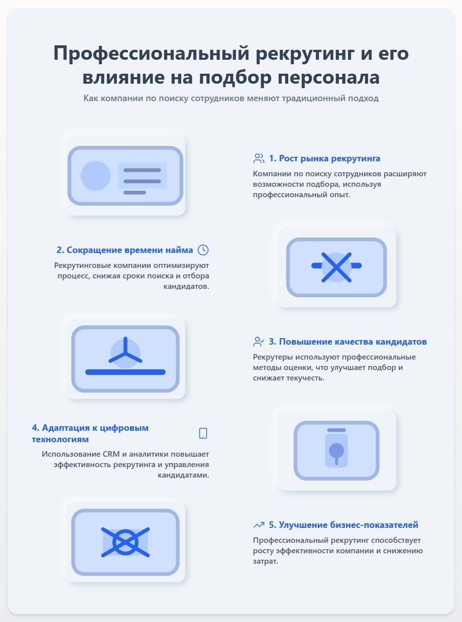 схема Подбор кадров в организациях