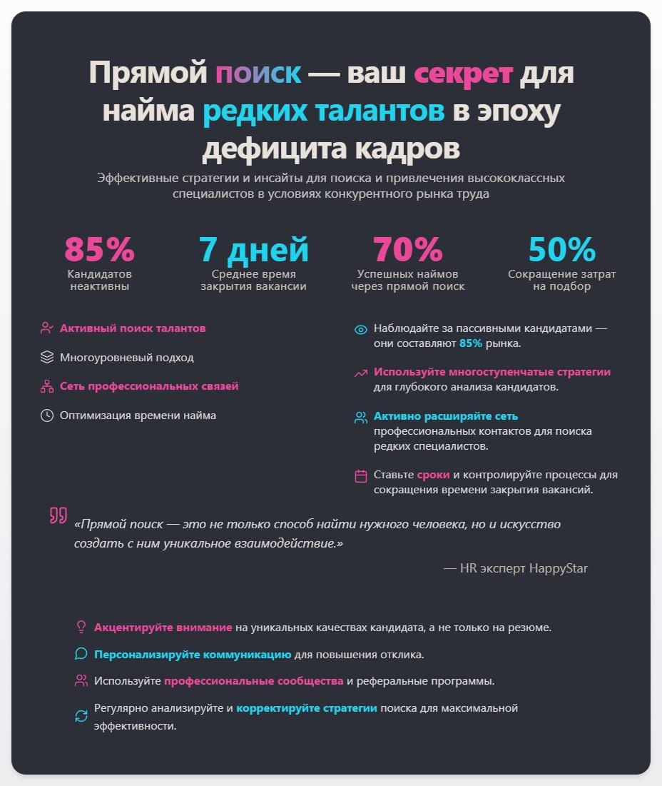 схема Прямой поиск – это что?