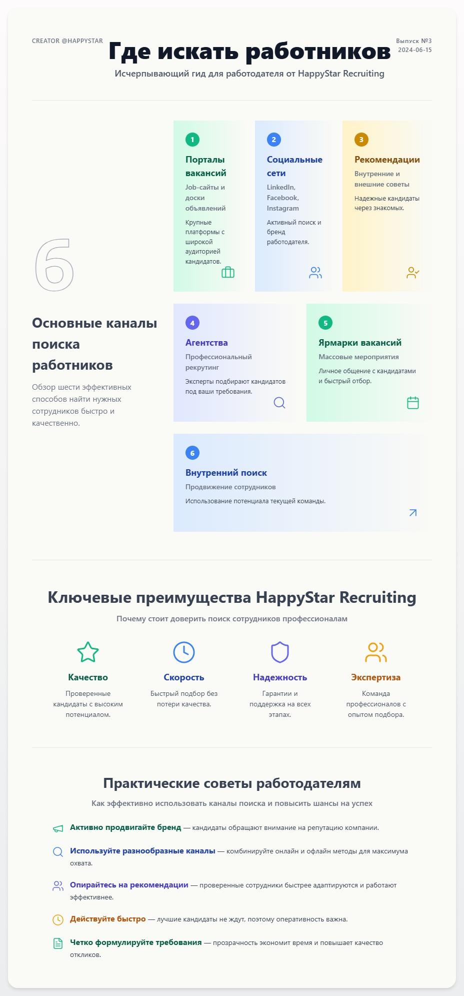 схема Где искать работников