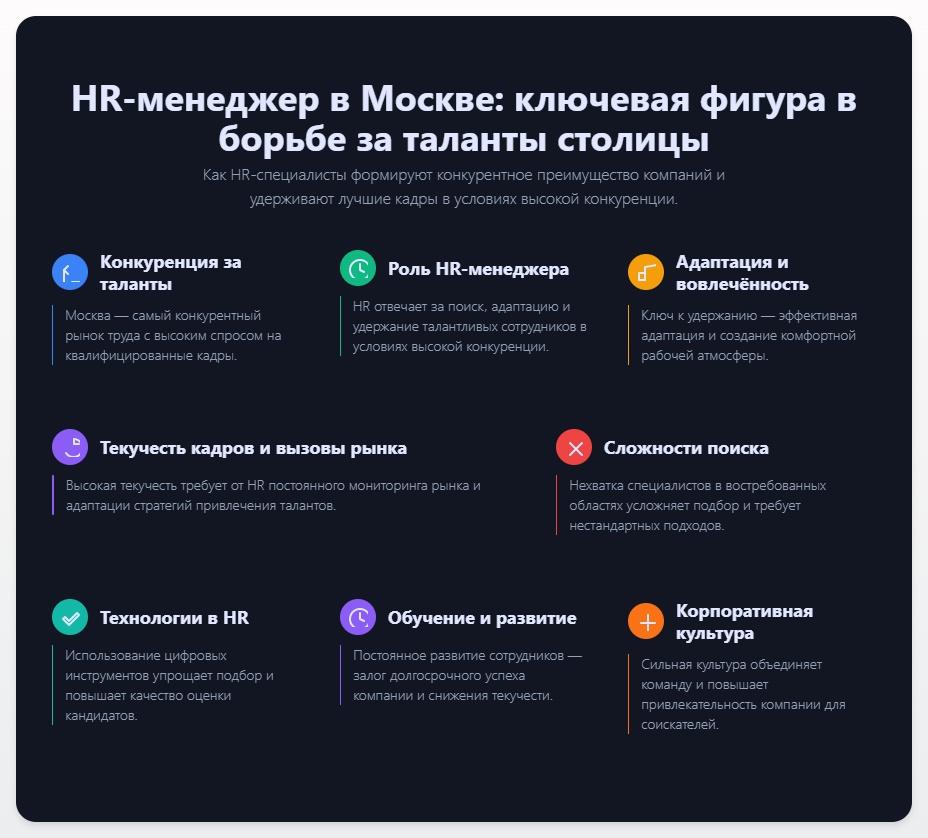 схема HR-менеджер в Москве