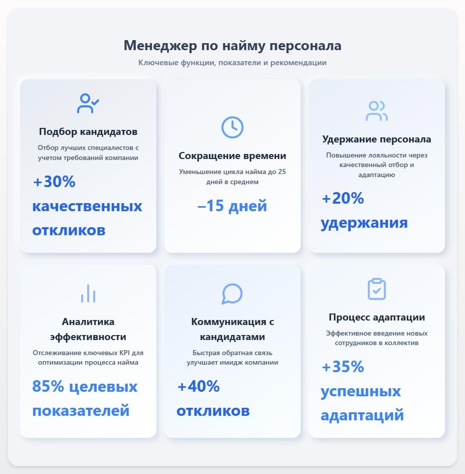 Менеджер по найму персонала