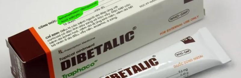 Состав мази Dibetalic