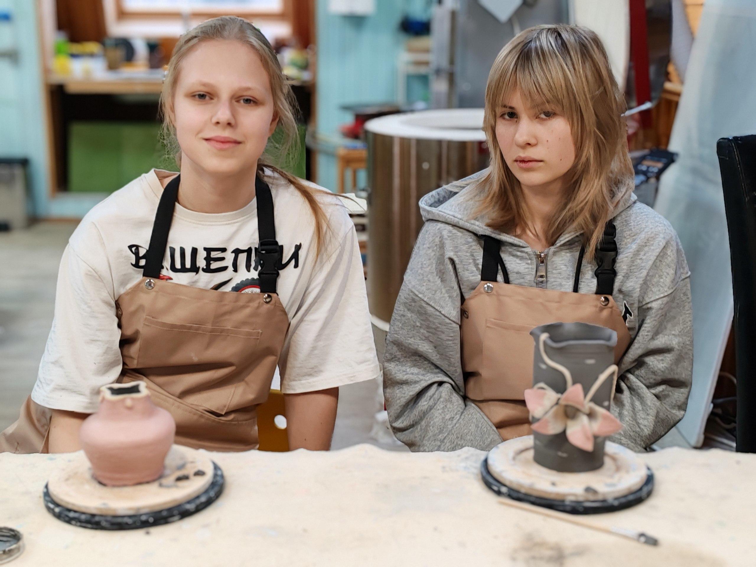 Групповой гончарный мастер-класс для детей 