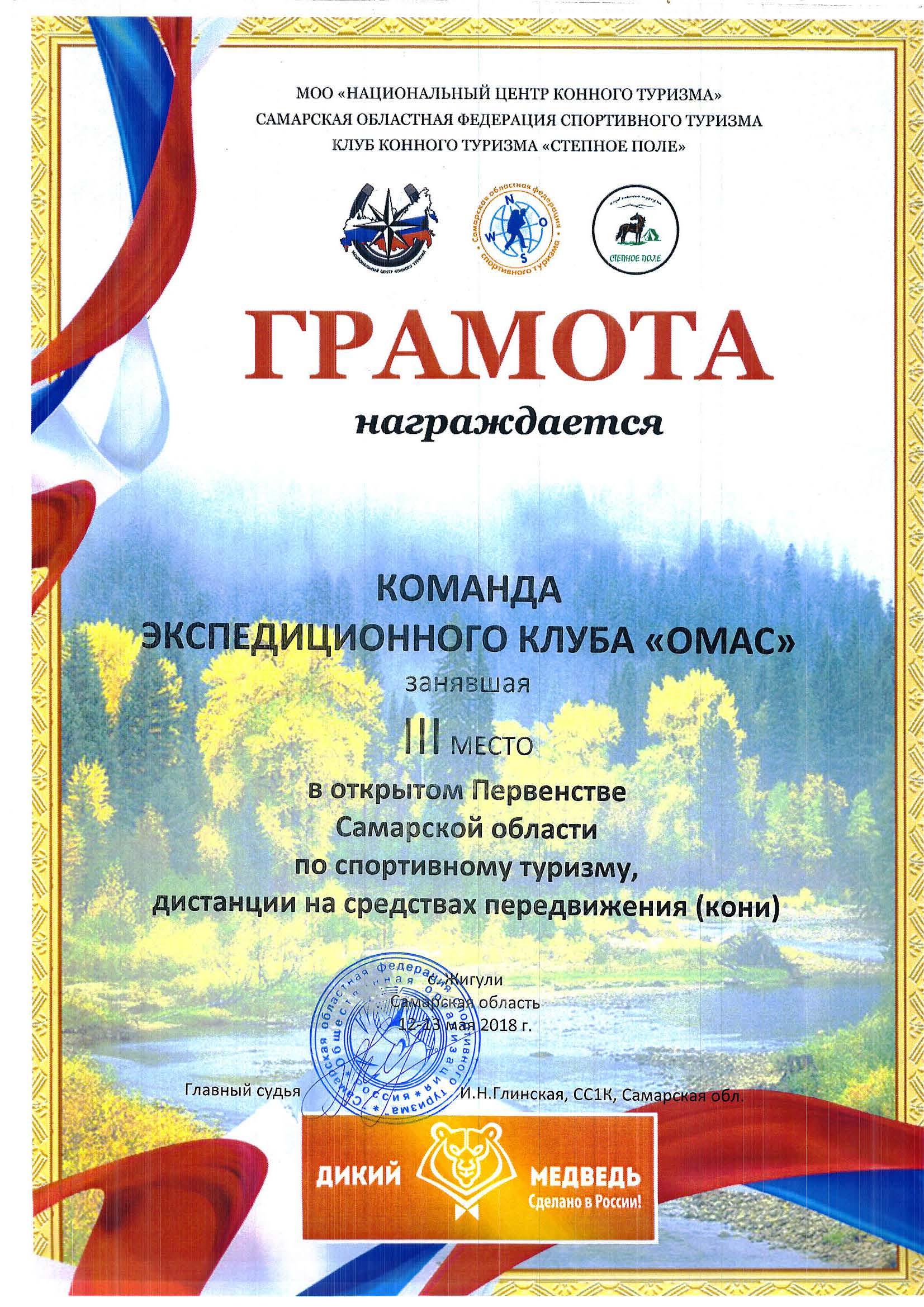 Призёры Первенства Самарской области