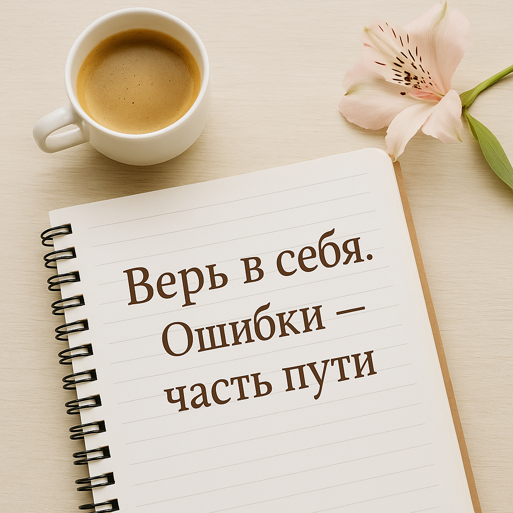 Верь в себя. Ошибки — часть пути