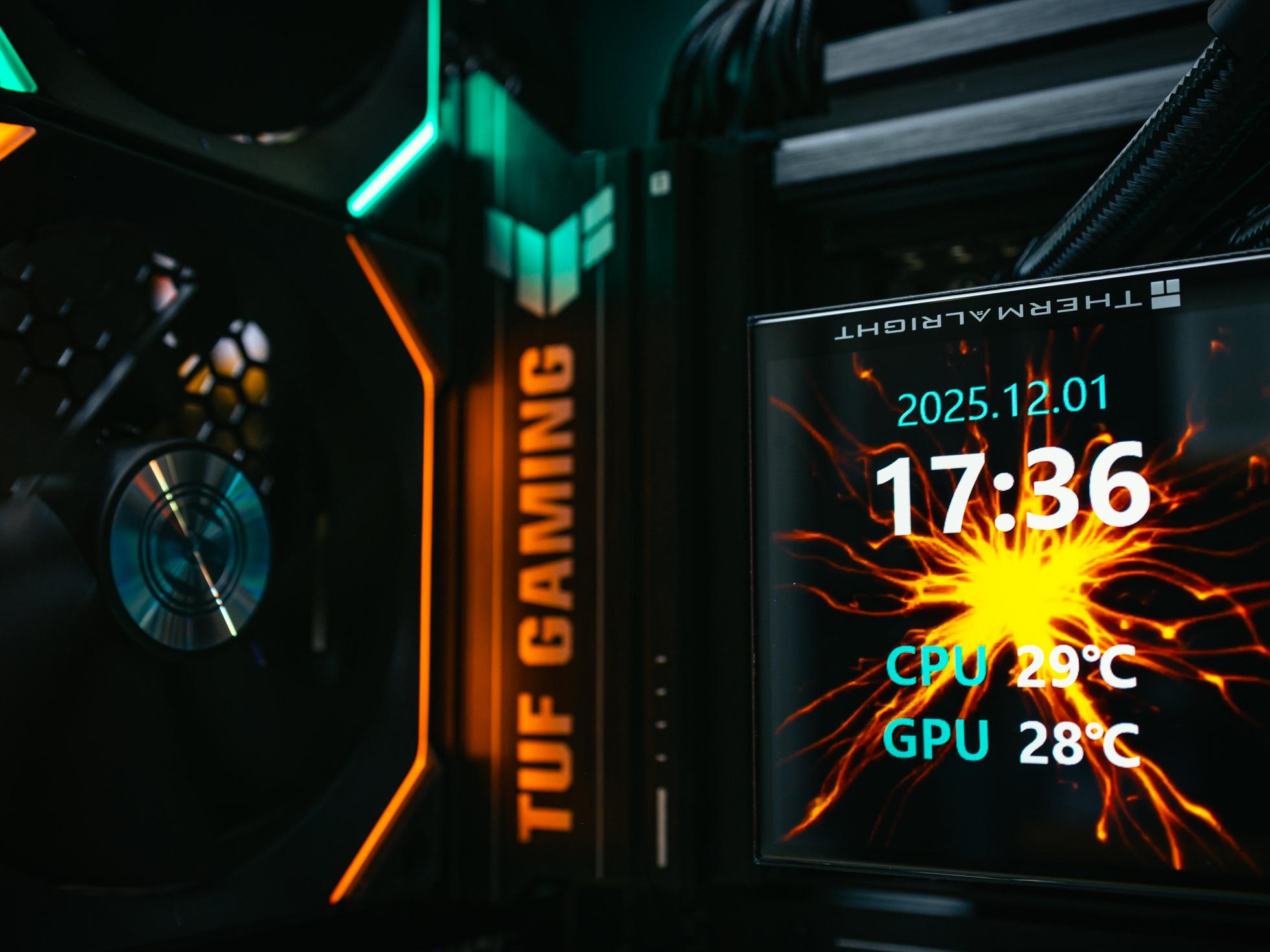 Компьютер в корпусе LIAN LI O11 Vision / 9800X3D / RTX 5080