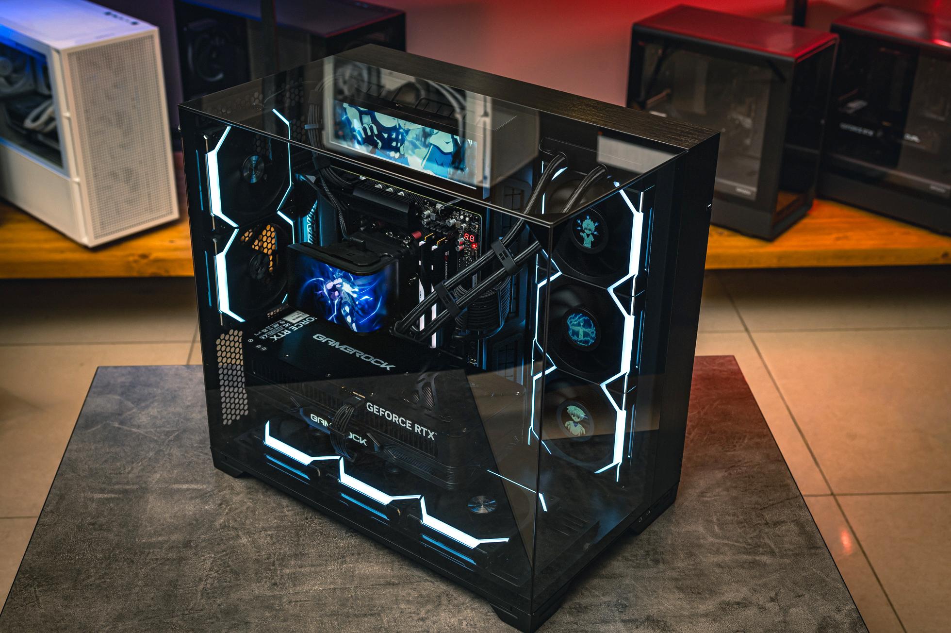 Компьютер в корпусе LIAN LI O11 Vision / 9800X3D / RTX 5080