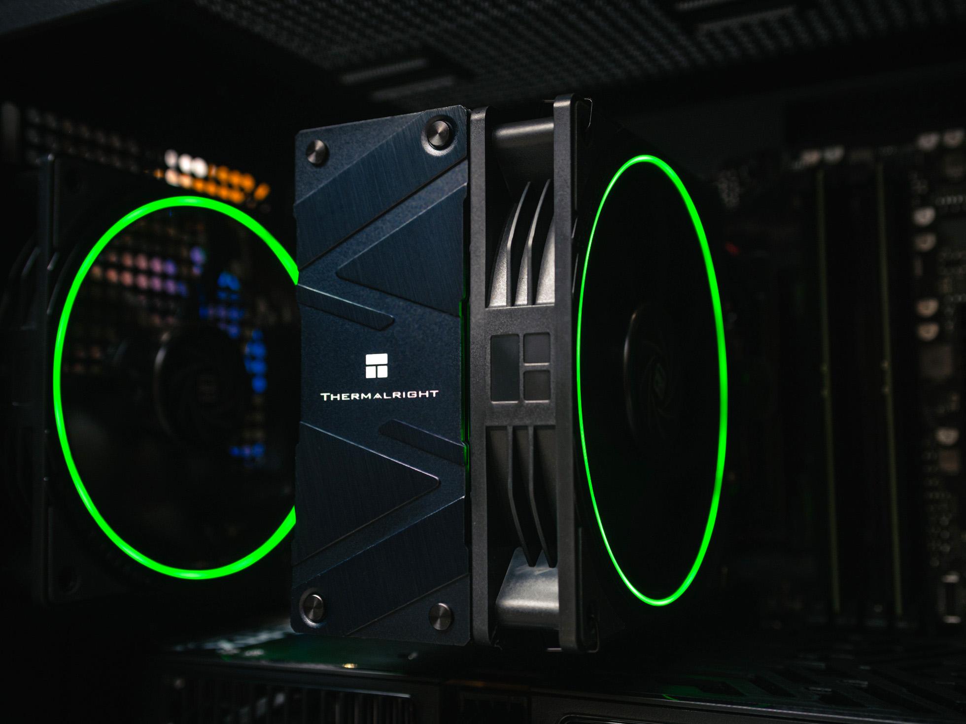 Игровой компьютер в корпусе Ginzzu V120 Black на базе процессора Intel core i5 -13400F и видеокартой RTX 4060 Ti в Custom shop