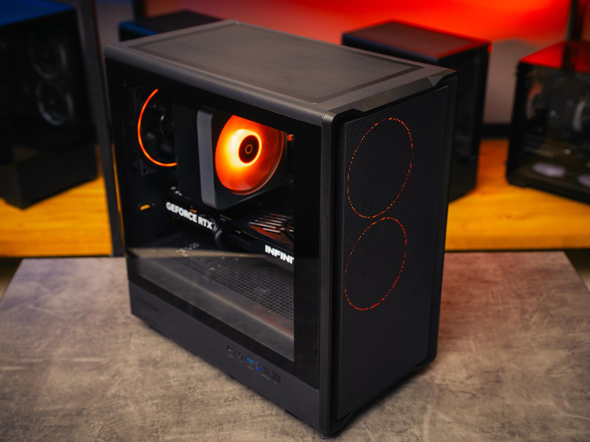  рпусе AOC CG389 Black  на базе процессора Ryzen 5 7500F + RTX 5070