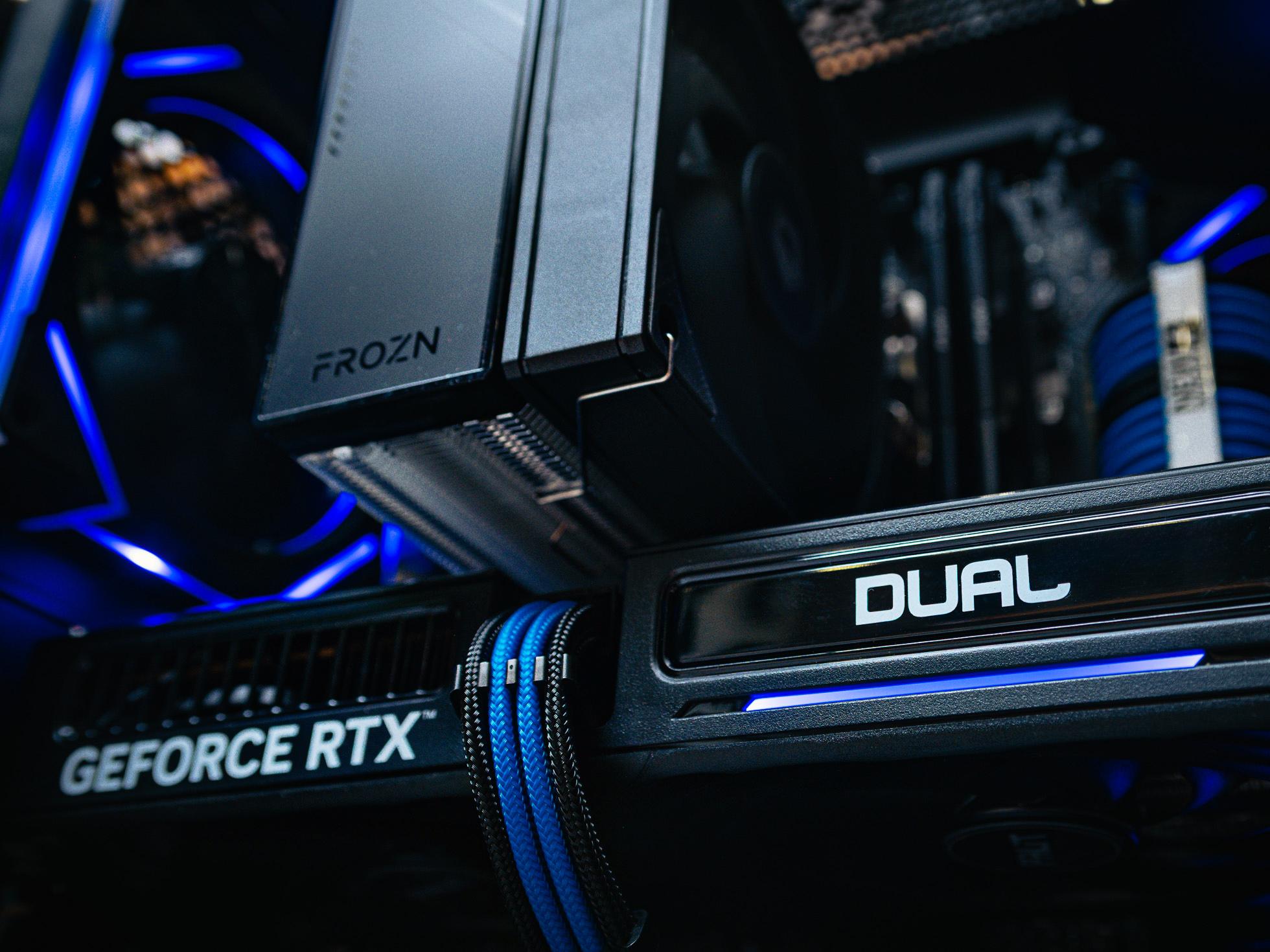 Игровой пк в корпусе Ginzzu v100 на базе процессора Intel Core i5 14400F + RTX 5060 