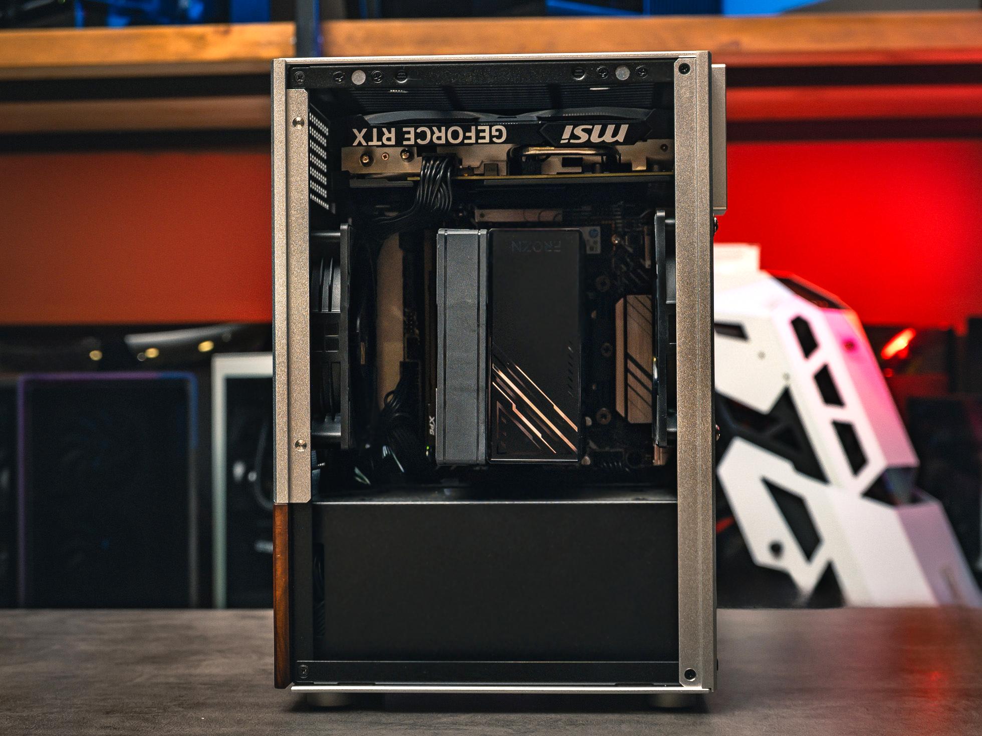 Купить компьютер MINI  в корпусе Jonsbo T6 Silver c процессором  I5 14400F и видеокартой RTX 4060 Ti