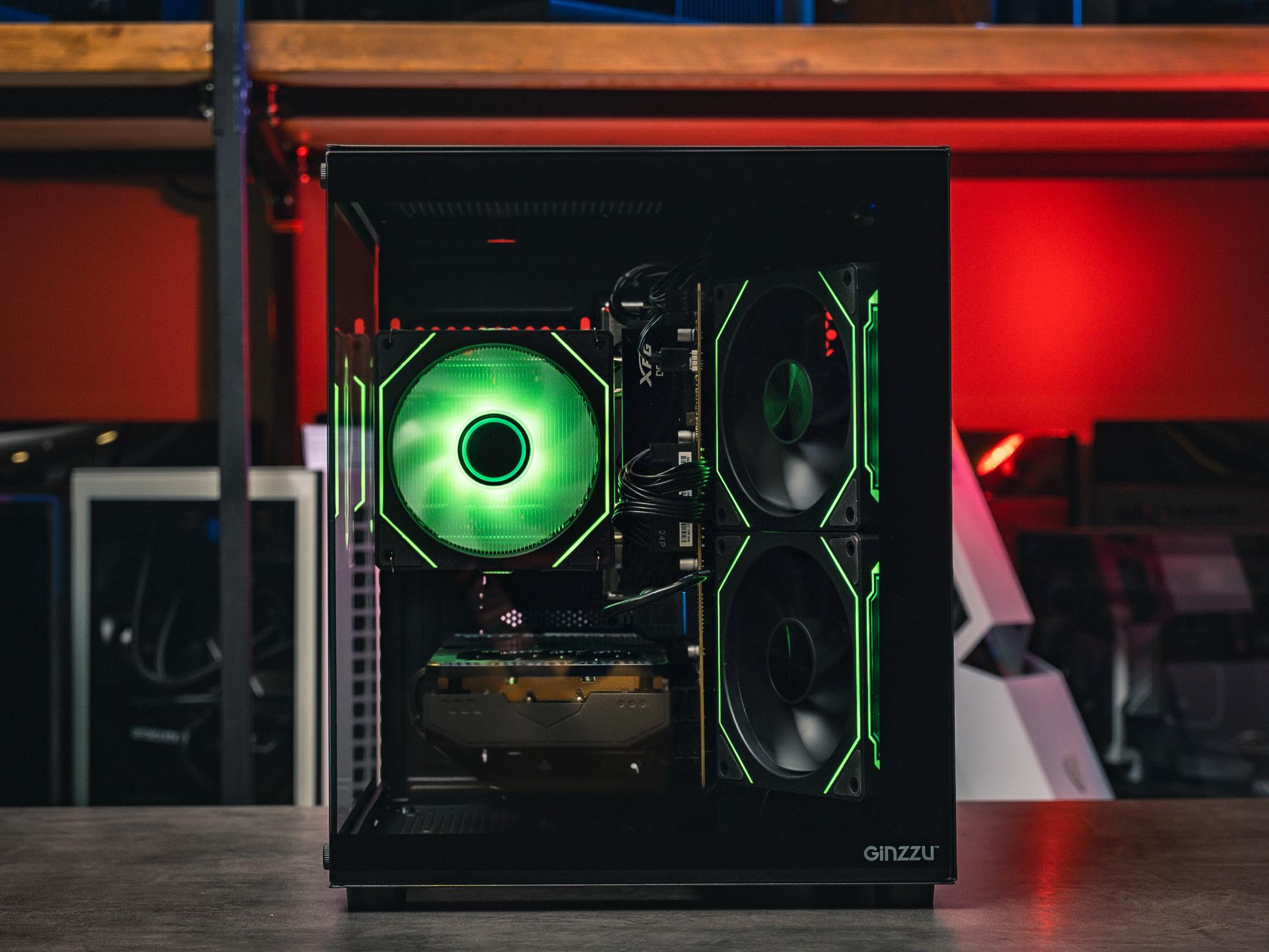 Мощный игровой компьютер в корпусе DeepCool CG530 4F 