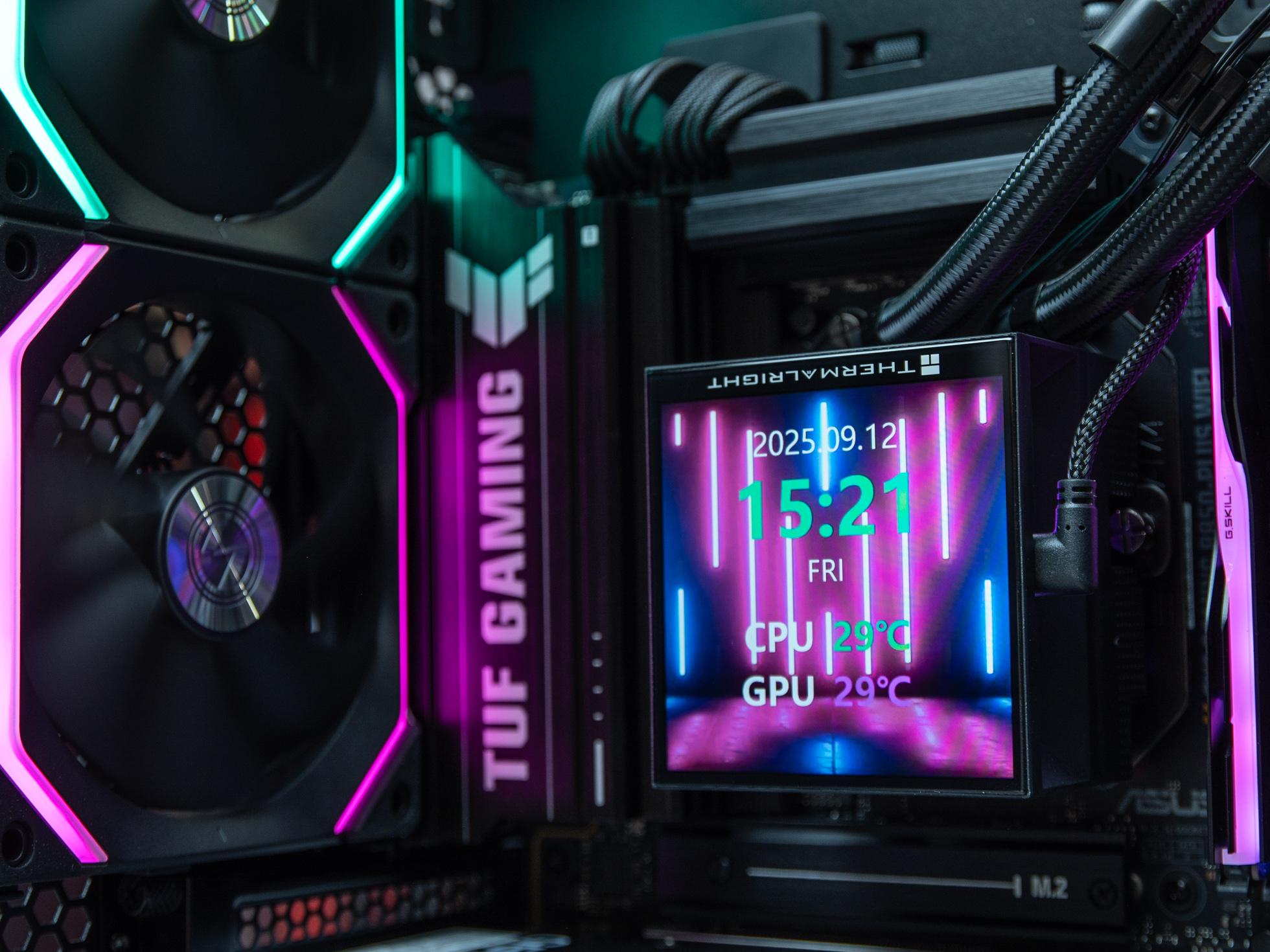 Компьютер в корпусе LIAN LI O11 Vision / 9800X3D / RTX 5080
