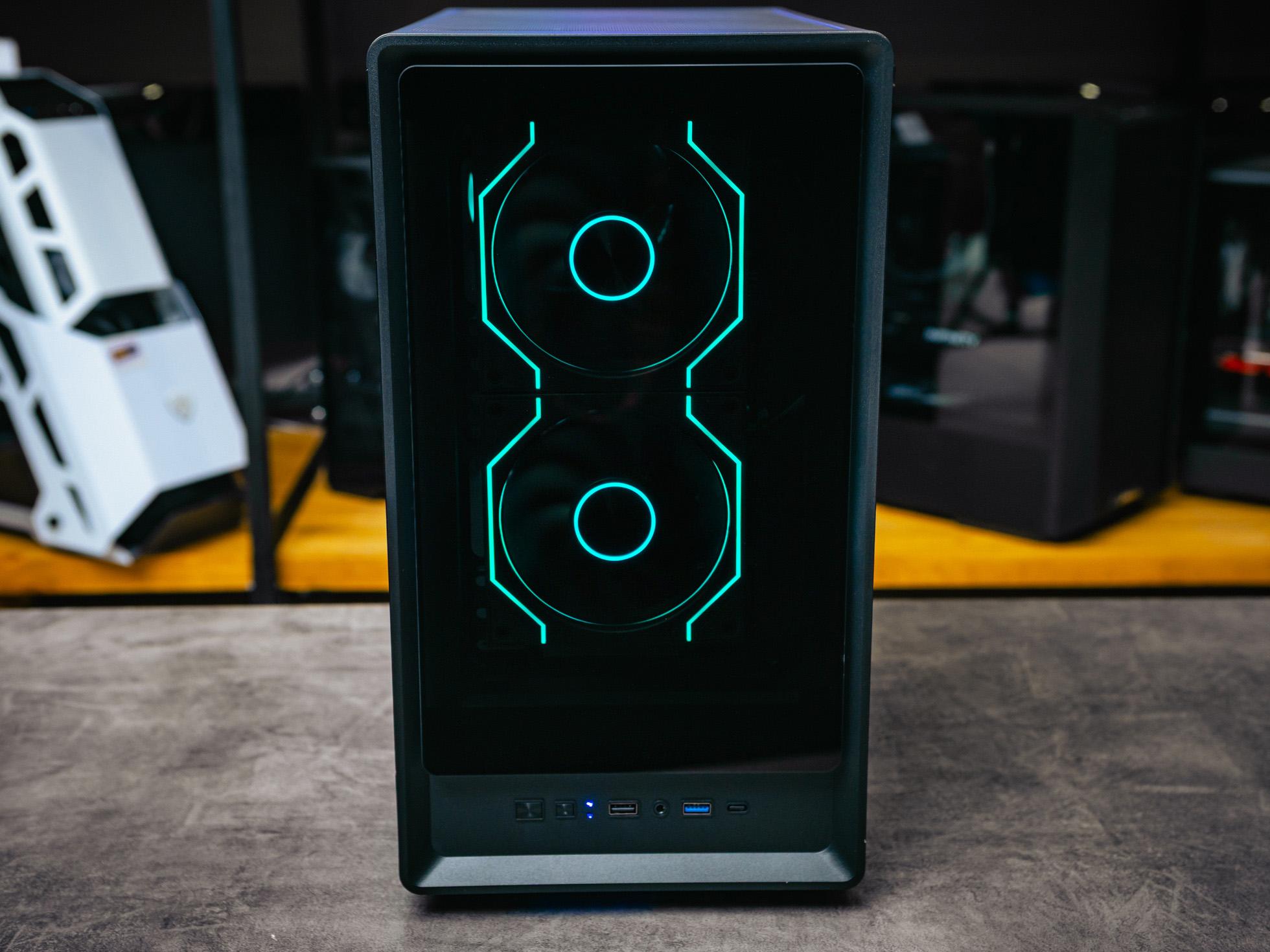 Купить компьютер в корпусе Ginzzu CL410 Black на базе процессора Intel Core i5-12400F и RTX 4060