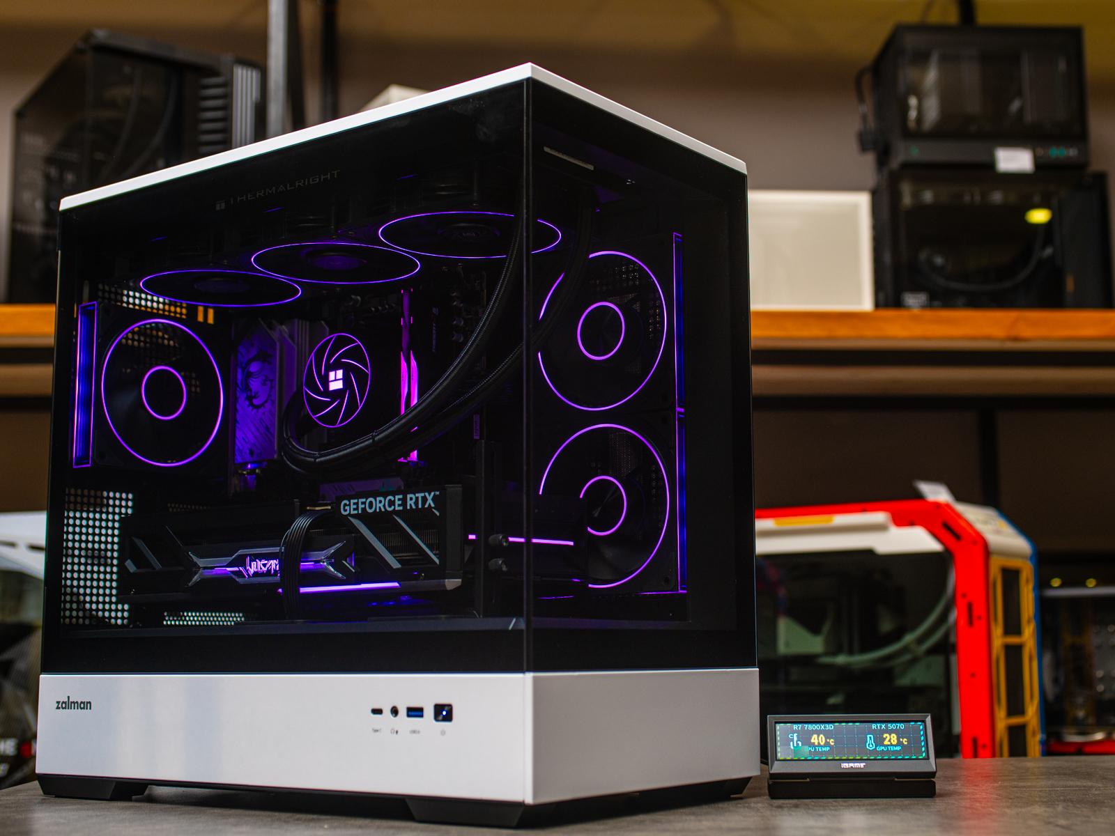 Компьютер в корпусе ZALMAN P30  С Видеокартой RTX 5070 iGame Vulcan