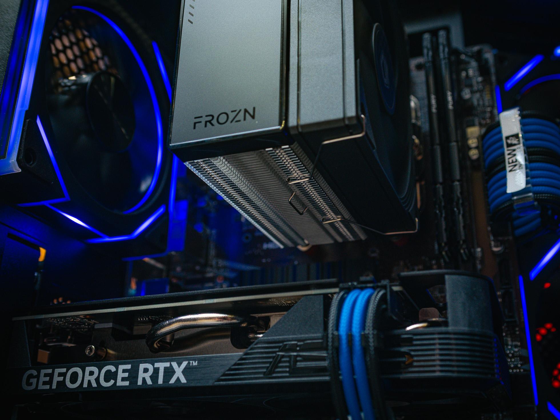 Купить компьютер в корпусе Ginzzu CL410 Black на базе процессора Intel Core i5-12400F и  KFA2 RTX 4060 X Black 8Gb