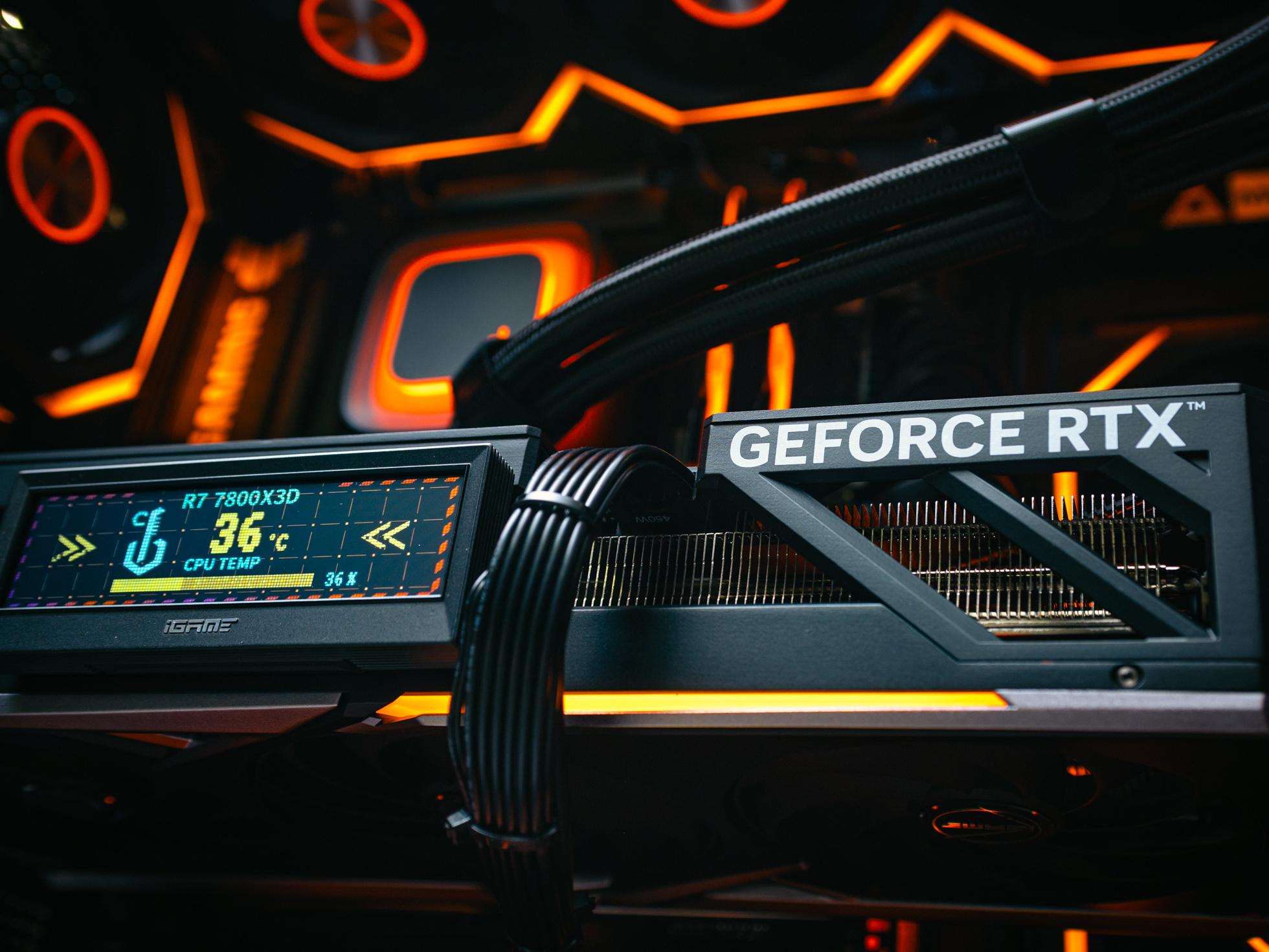 Компьютер в корпусе LIAN LI O11 Vision / 9800X3D / RX 9070XT