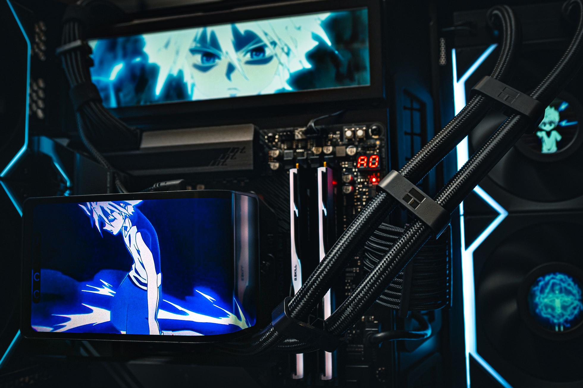 Компьютер в корпусе LIAN LI O11 Vision / 9800X3D / RTX 5080