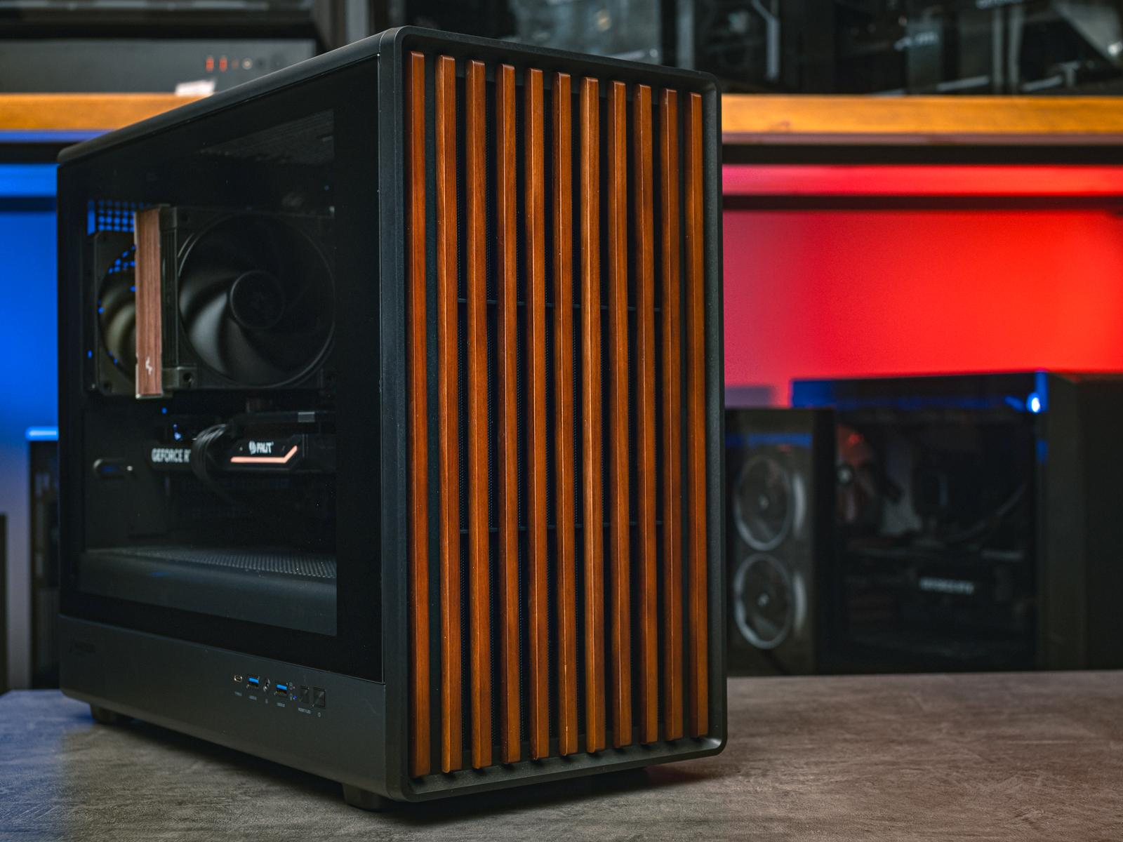 Игровой компьютер в корпусе Ginzzu V120 Black на базе процессора Intel core i5 -13400F и видеокартой RTX 4060 Ti в Custom shop