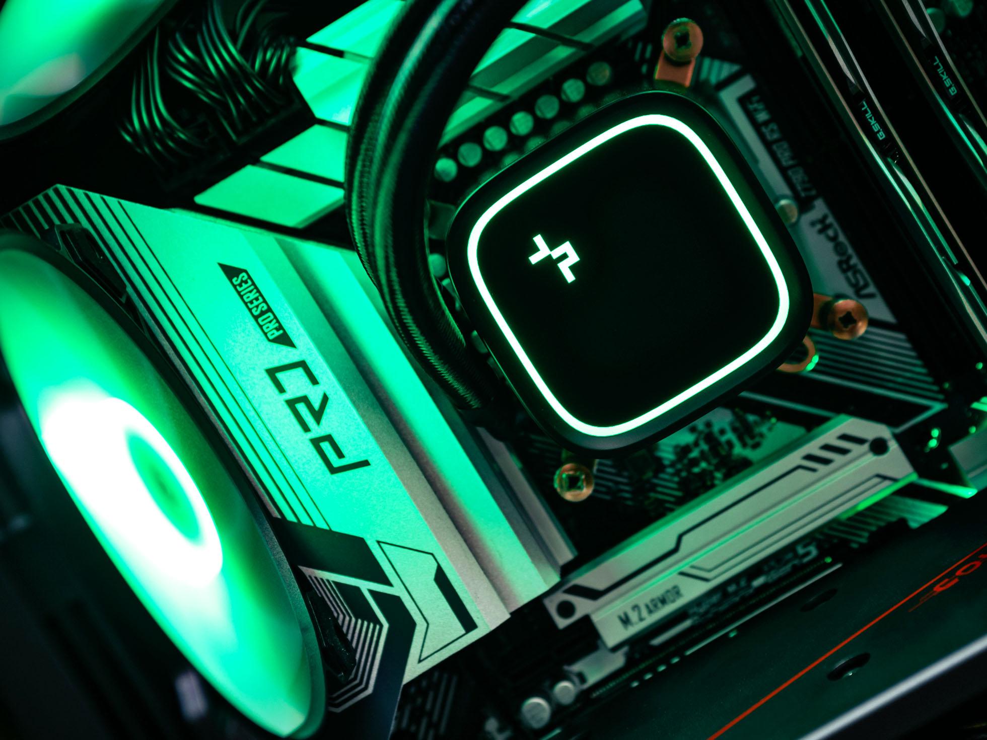 Компьютер в корпусе 1stPlayer ZX7 на базе процессора Intel core i7 12700K 
