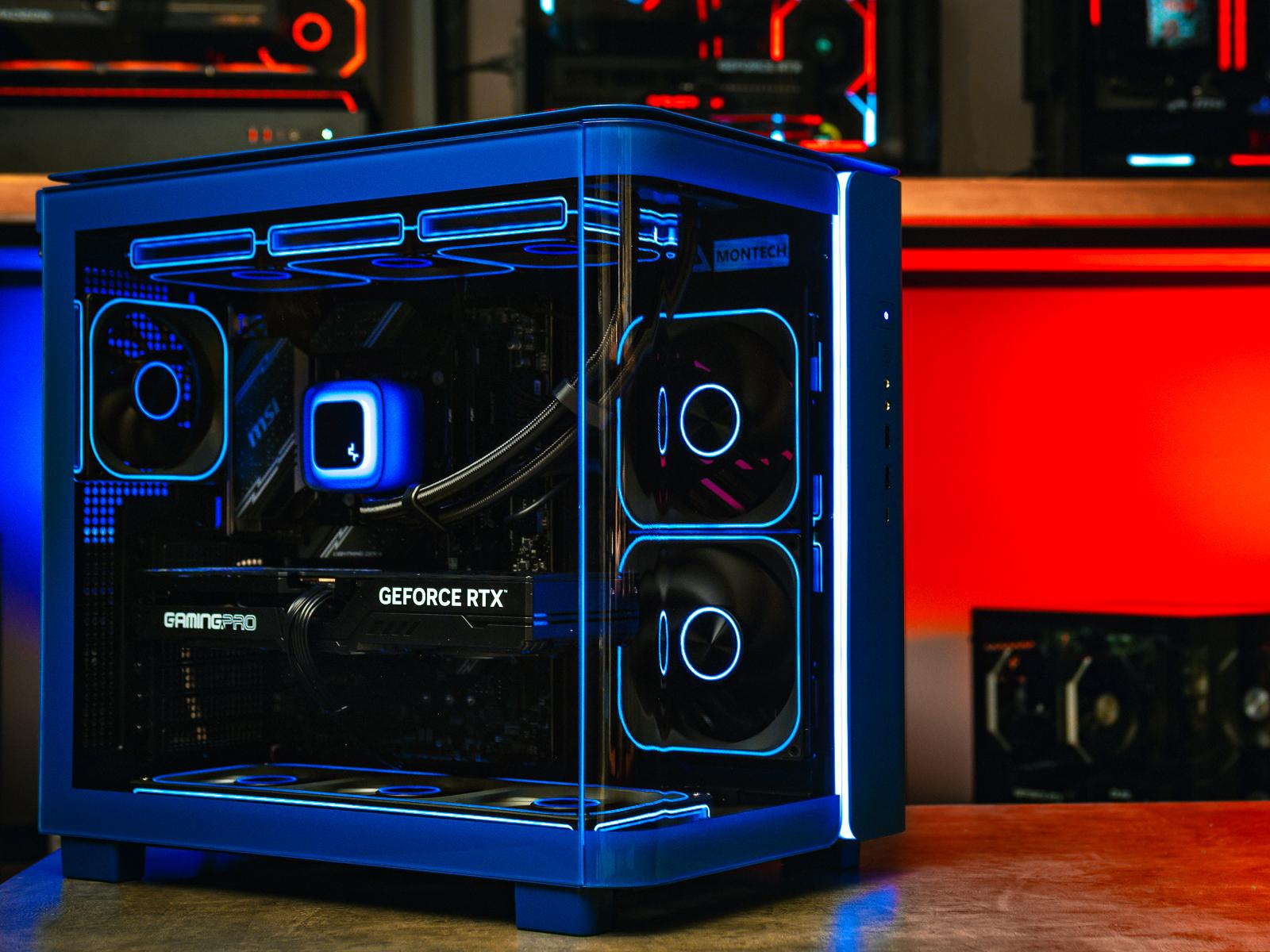 Мощный игровой компьютер в корпусе Montech King 95  в Custom shop