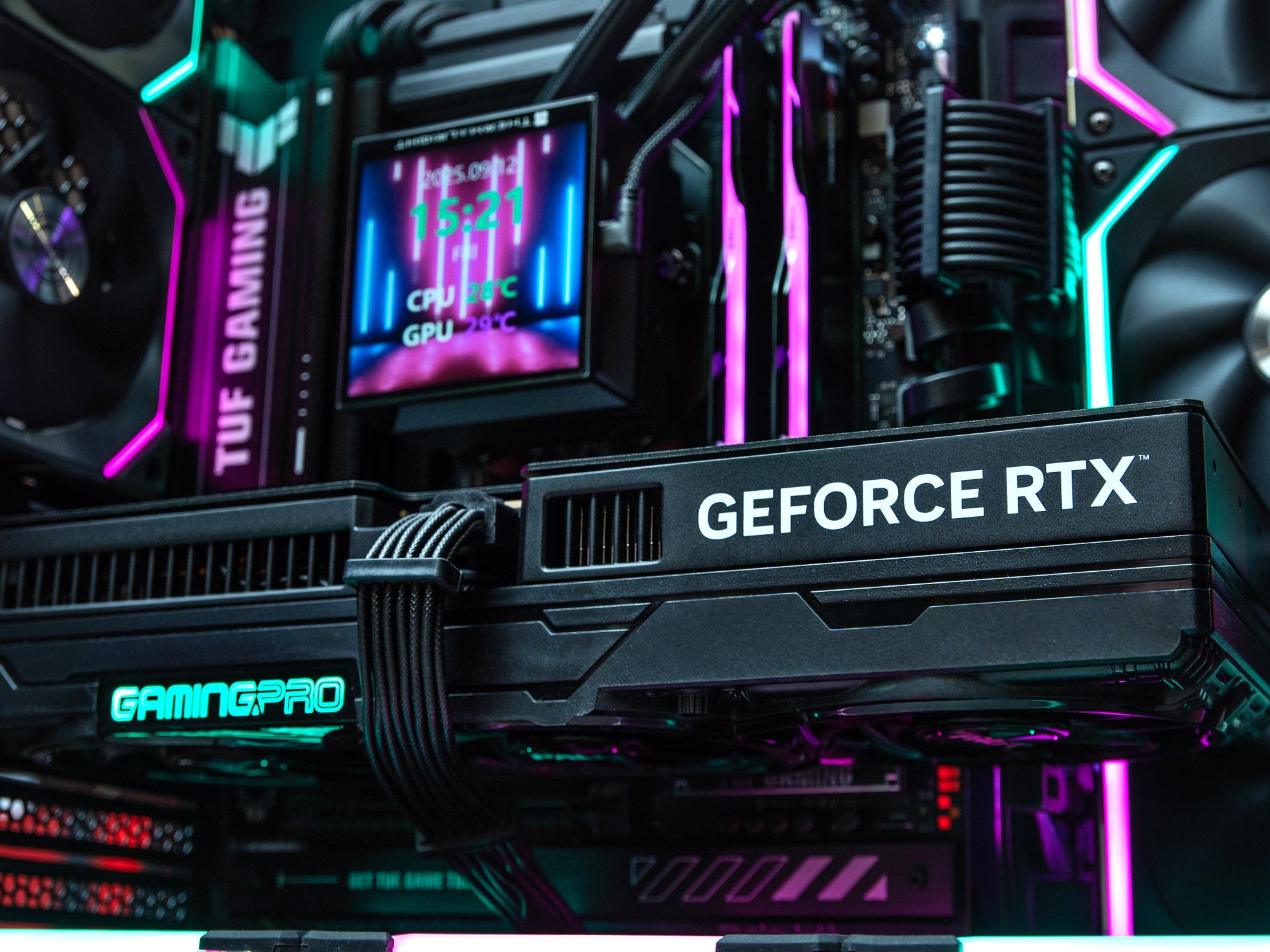 Компьютер в корпусе LIAN LI O11 Vision / 9800X3D / RTX 5080