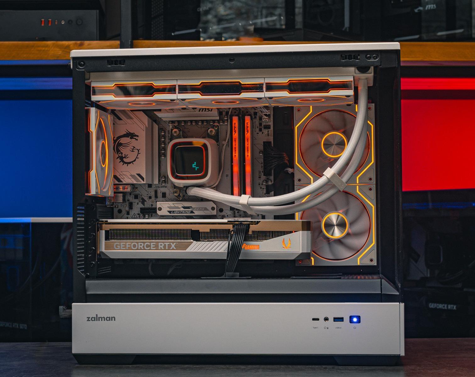 Компьютер в корпусе ZALMAN P30  С Видеокартой RTX 5070 iGame Vulcan