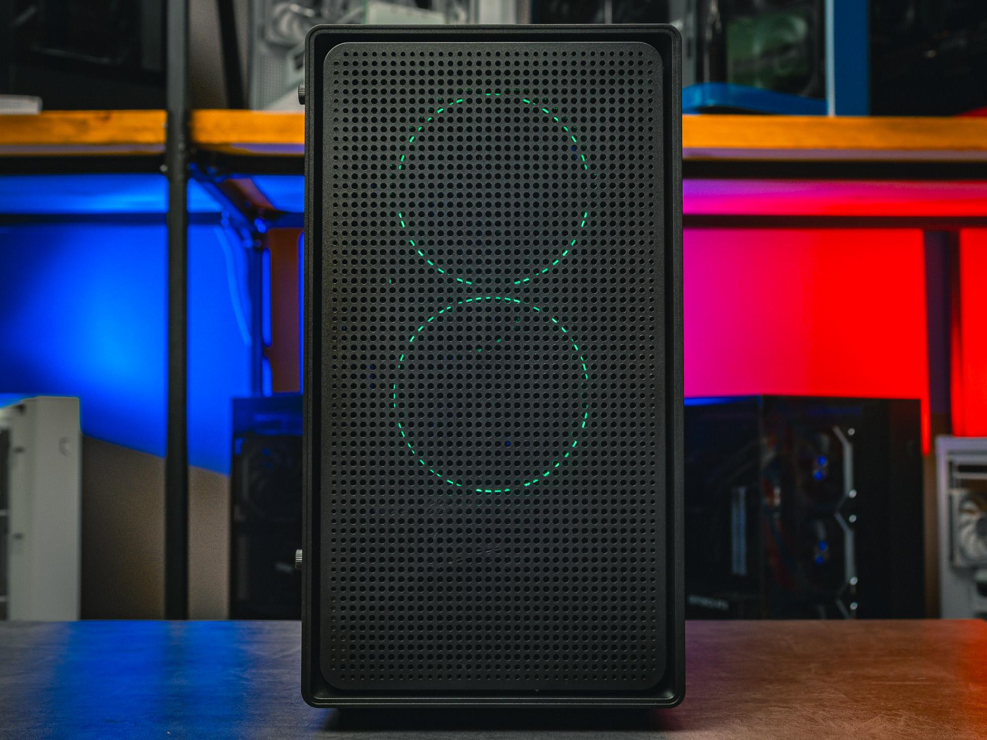 Игровой компьютер в корпусе Ginzzu V120 Black на базе процессора Intel core i5 -13400F и видеокартой RTX 4060 Ti в Custom shop