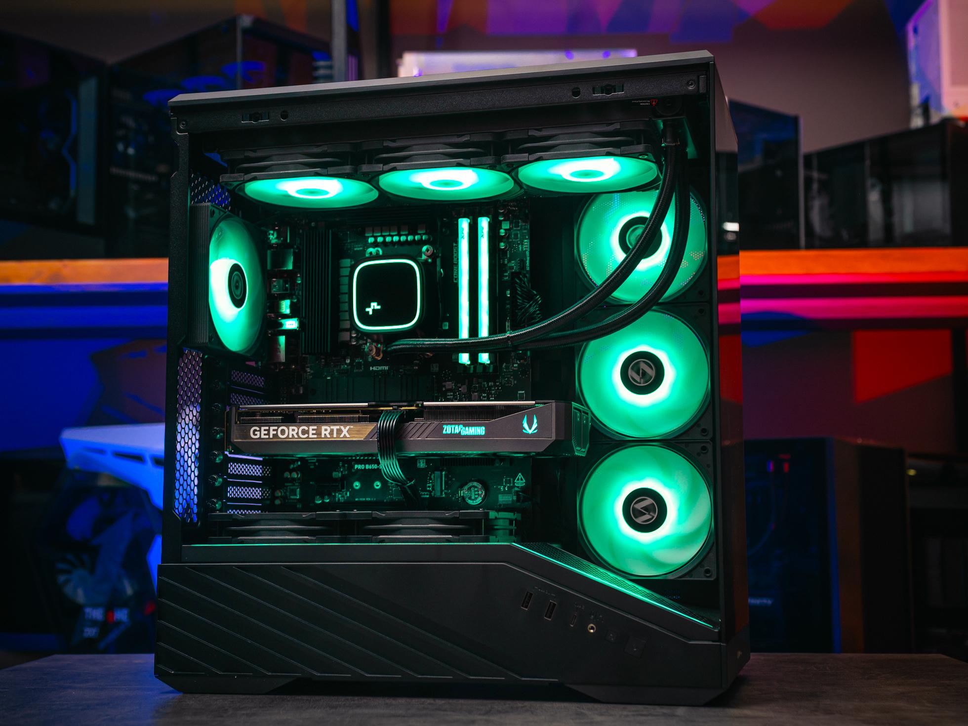 Компьютер в корпусе ZALMAN P30  С Видеокартой RTX 5070 iGame Vulcan