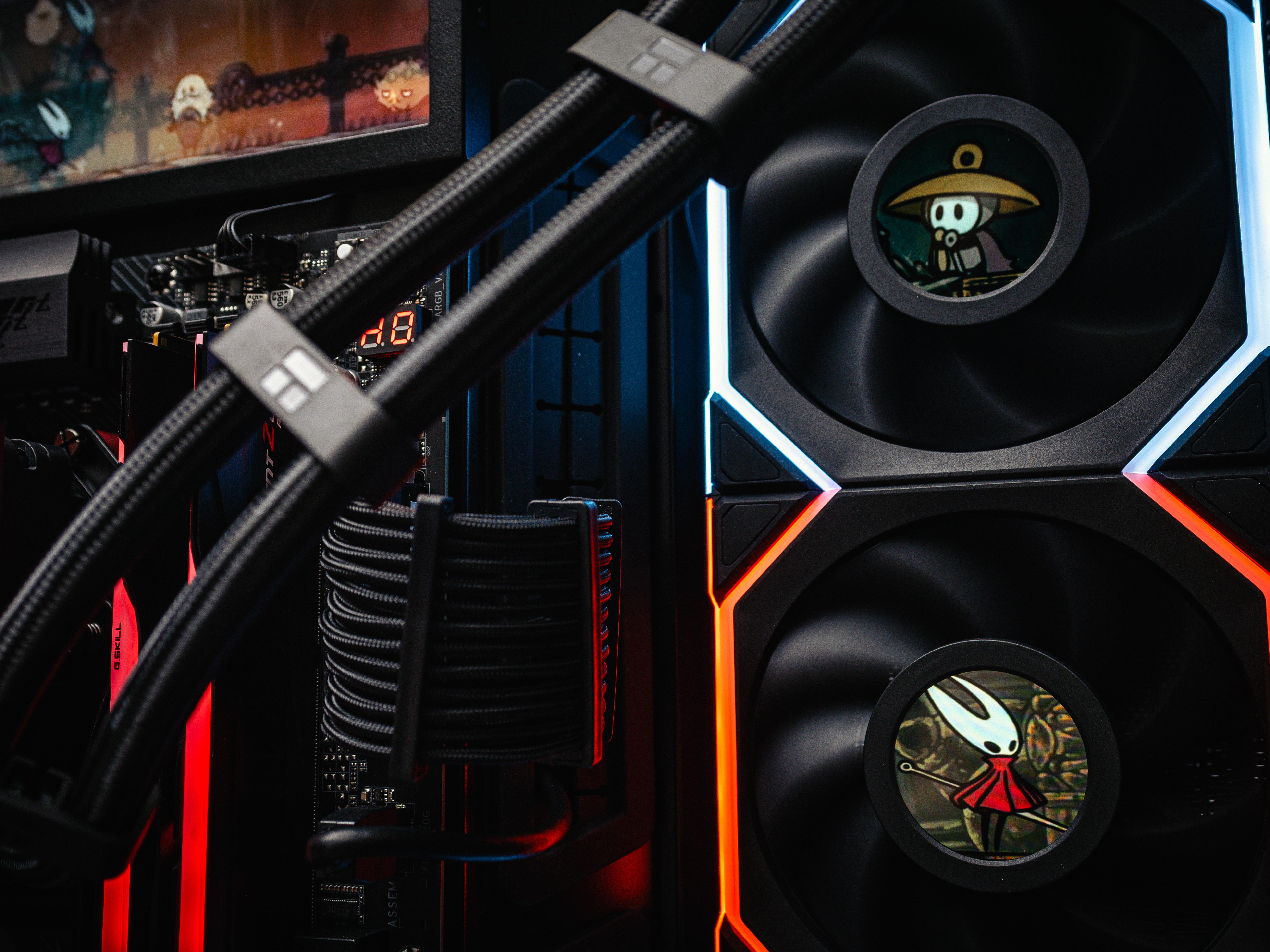 Компьютер в корпусе LIAN LI O11 Vision / 9800X3D / RTX 5080